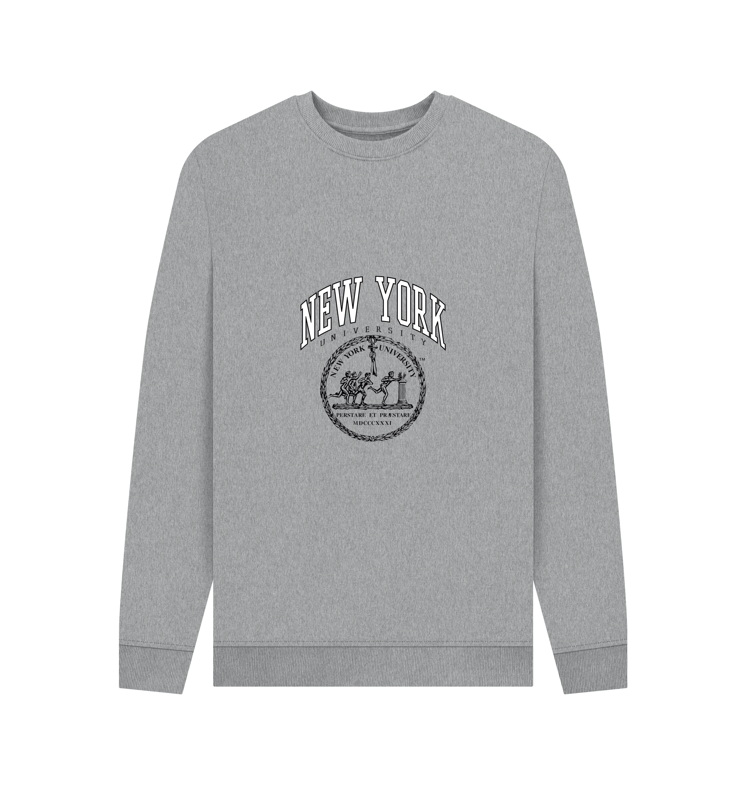 Light Heather Printed Sweater