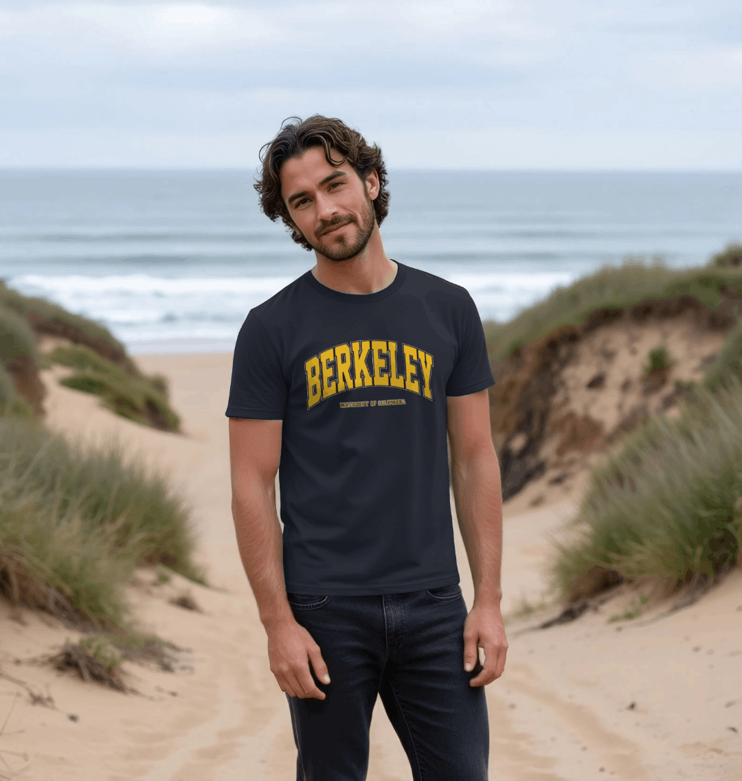 Navy Blue Printed T-shirt