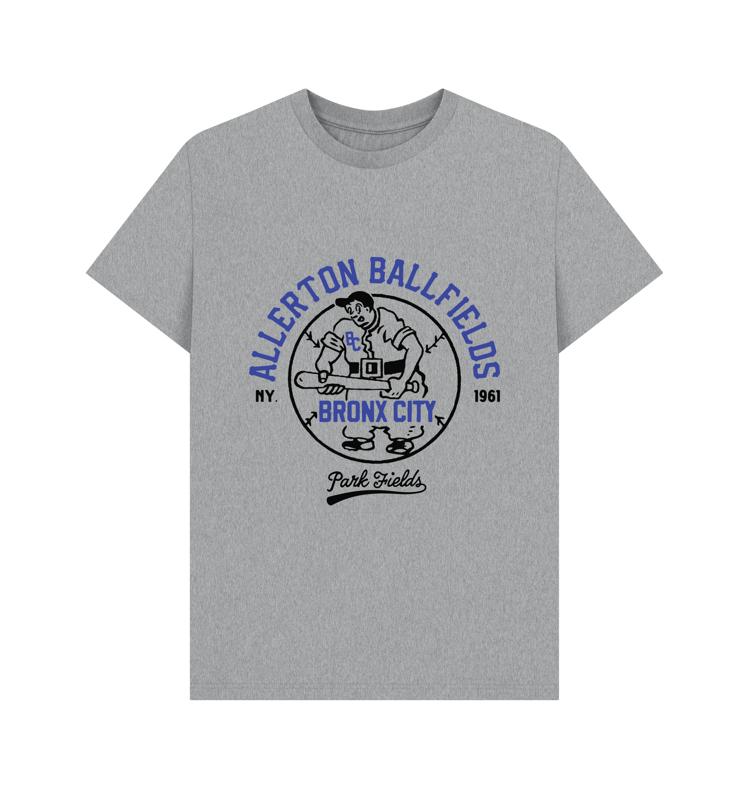 Athletic Grey Printed T-shirt