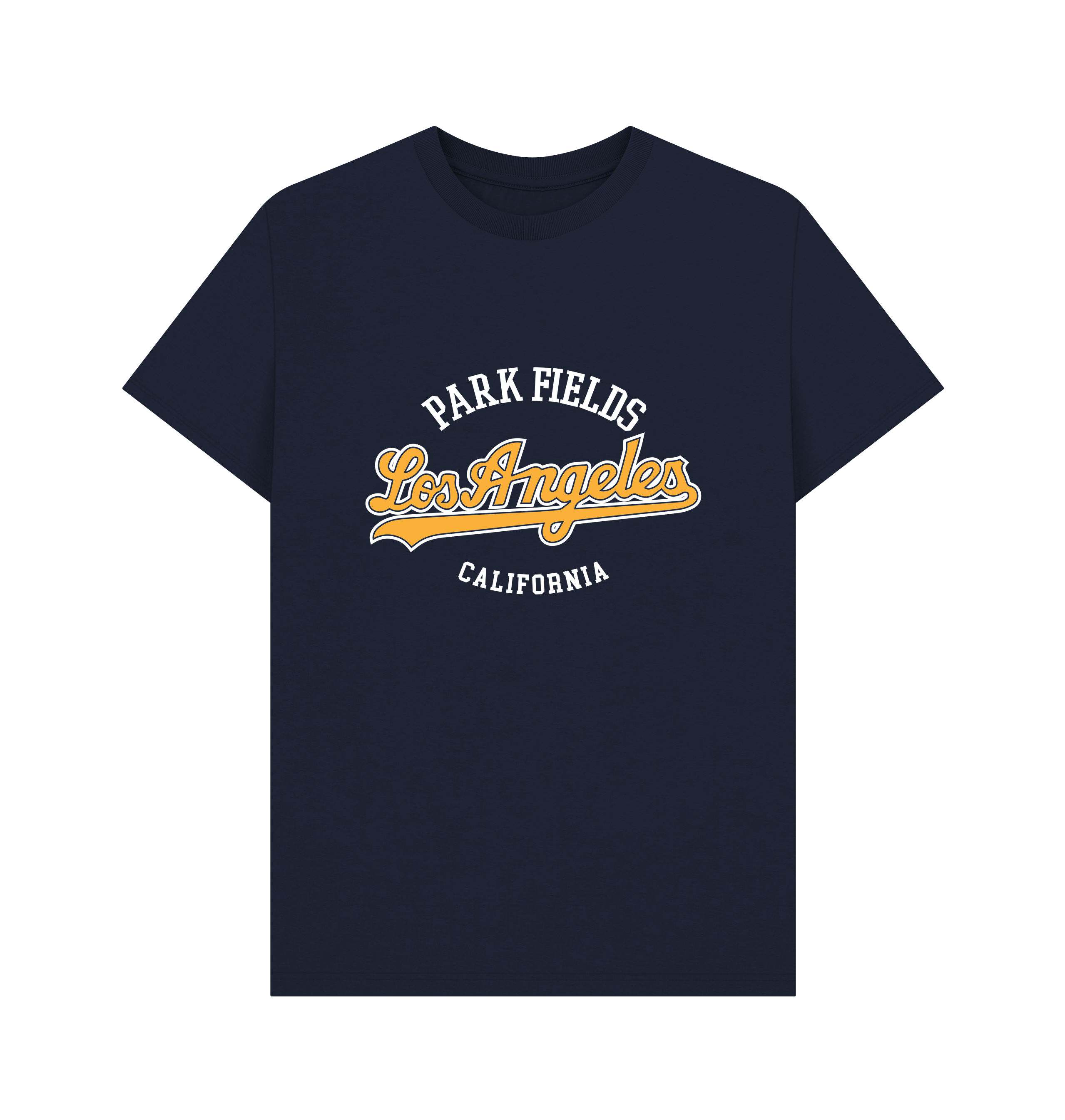 Navy Blue Printed T-shirt