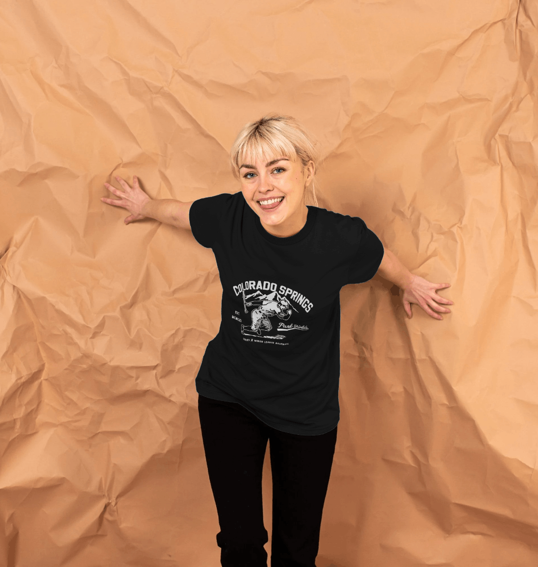 Black Printed T-shirt