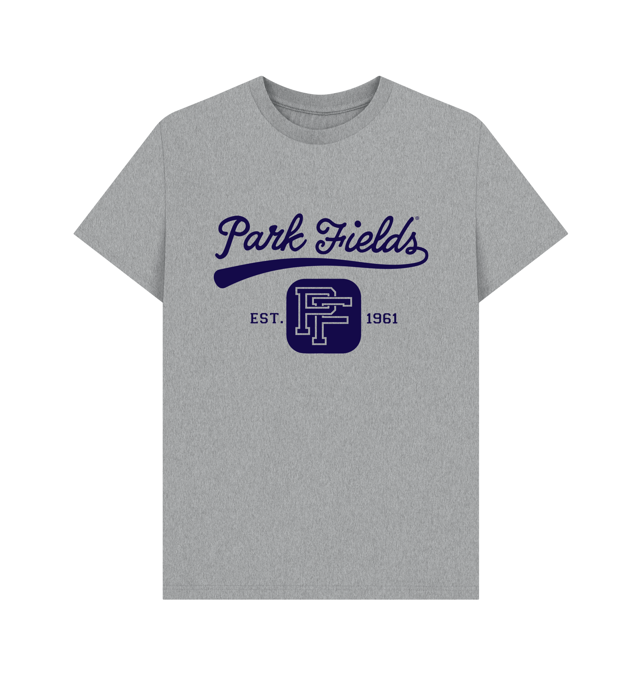 Athletic Grey Printed T-shirt