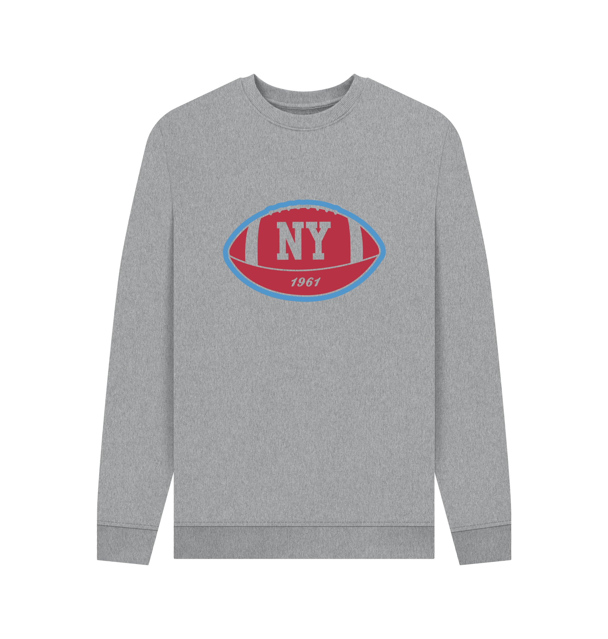 Light Heather Printed Sweater Front