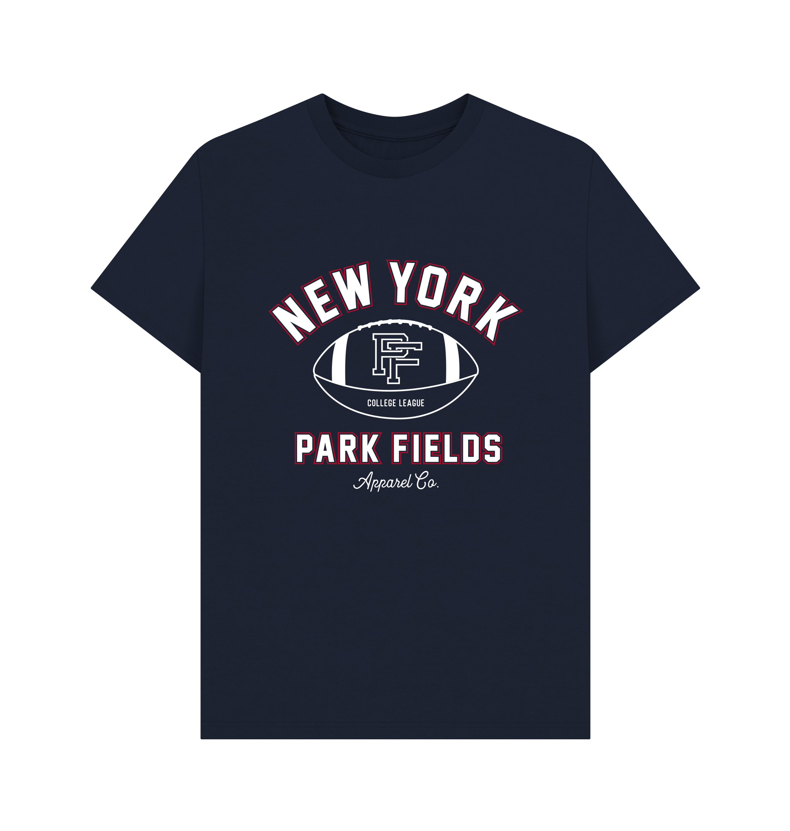 Navy Blue Printed T-shirt