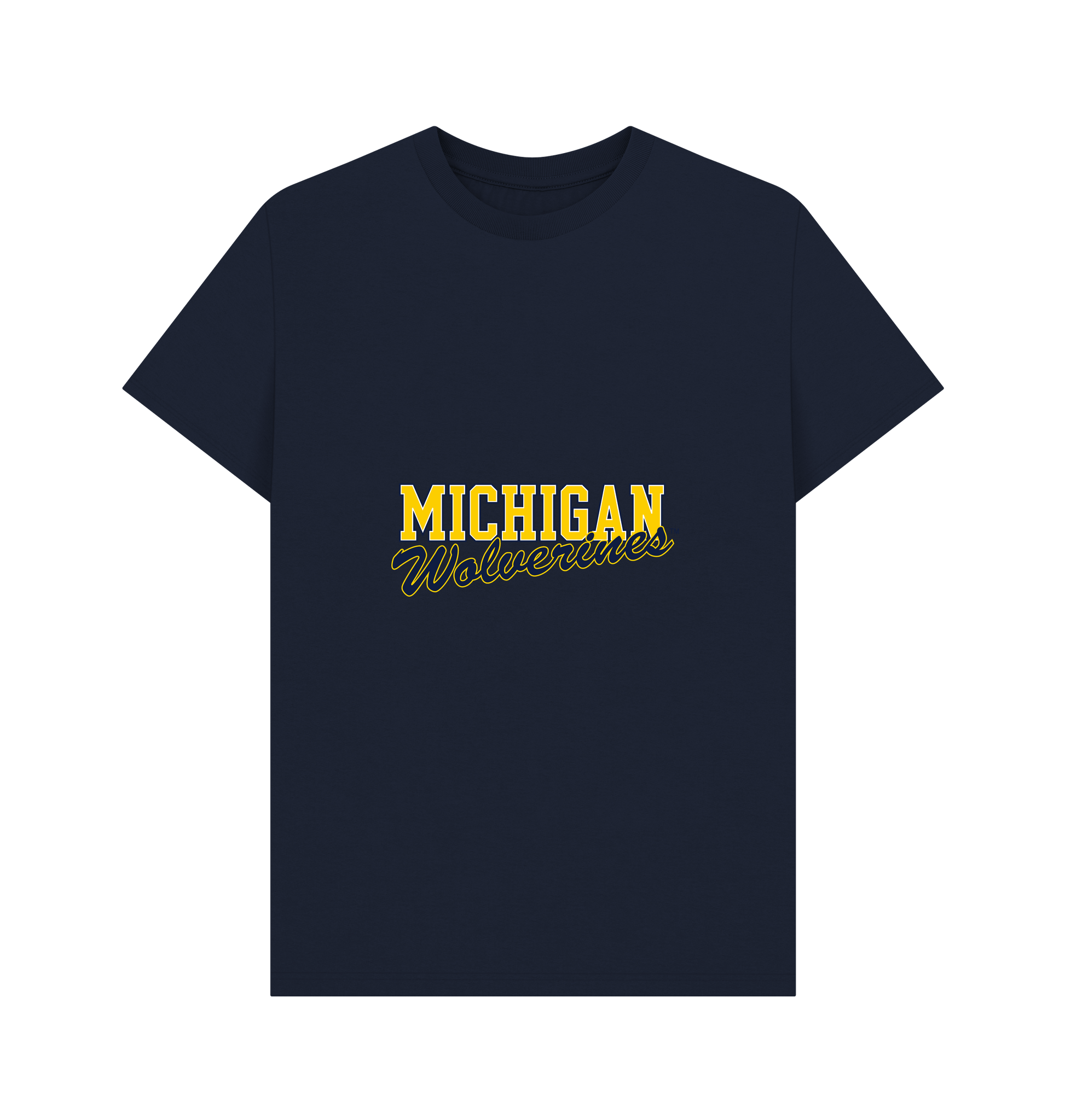 Navy Blue Printed T-shirt