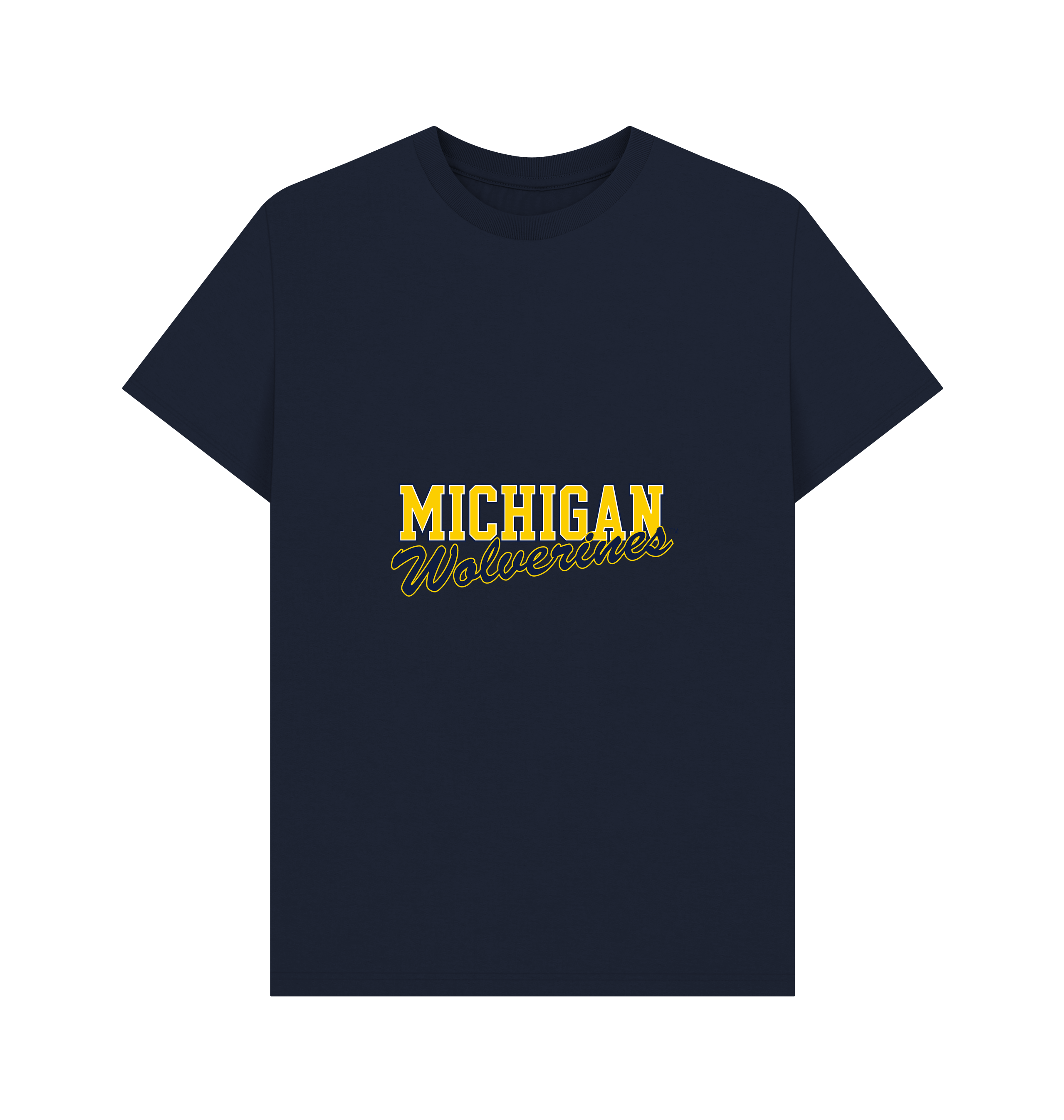 Navy Blue Printed T-shirt