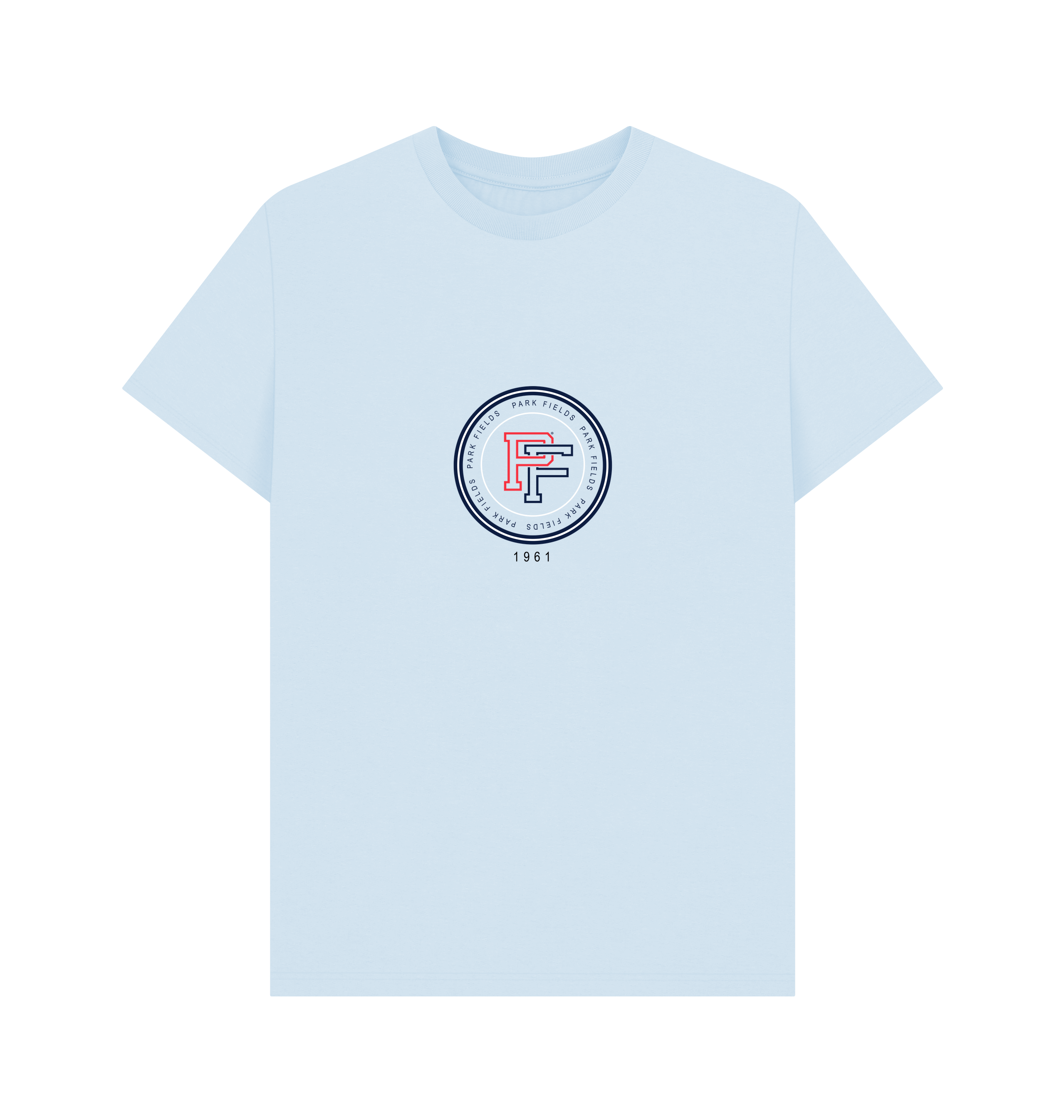 Sky Blue Printed T-shirt