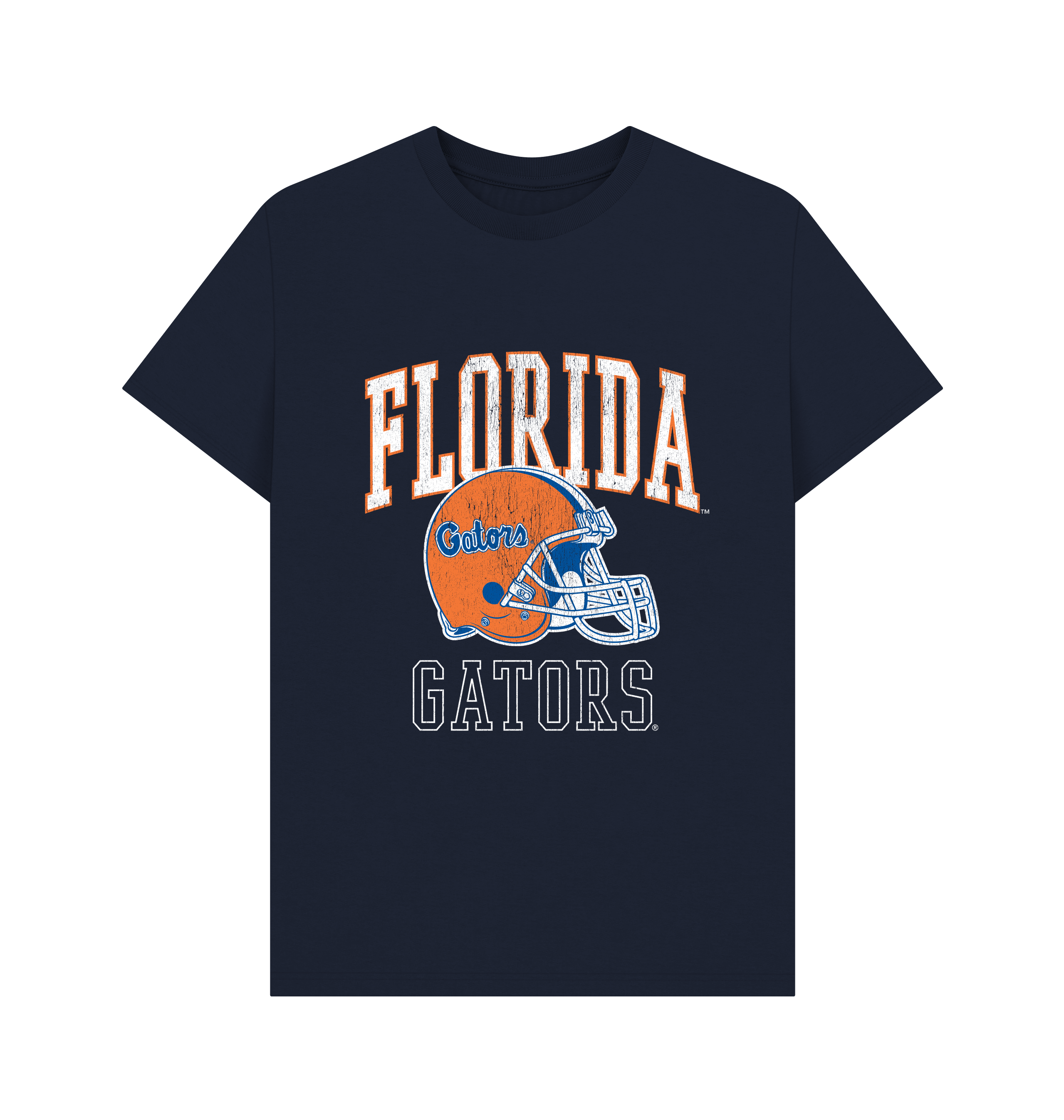 Navy Blue Printed T-shirt