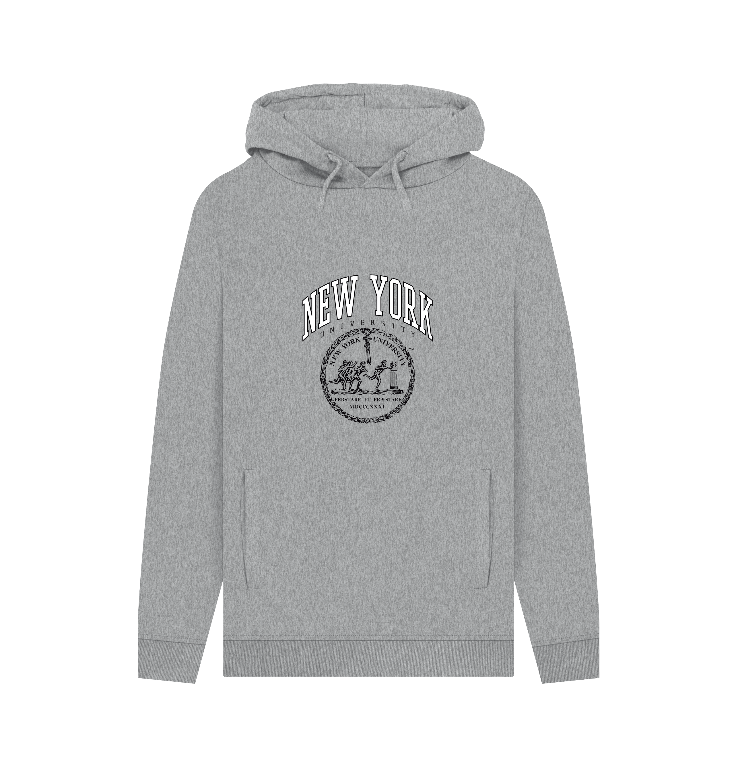 Light Heather Printed Hoody