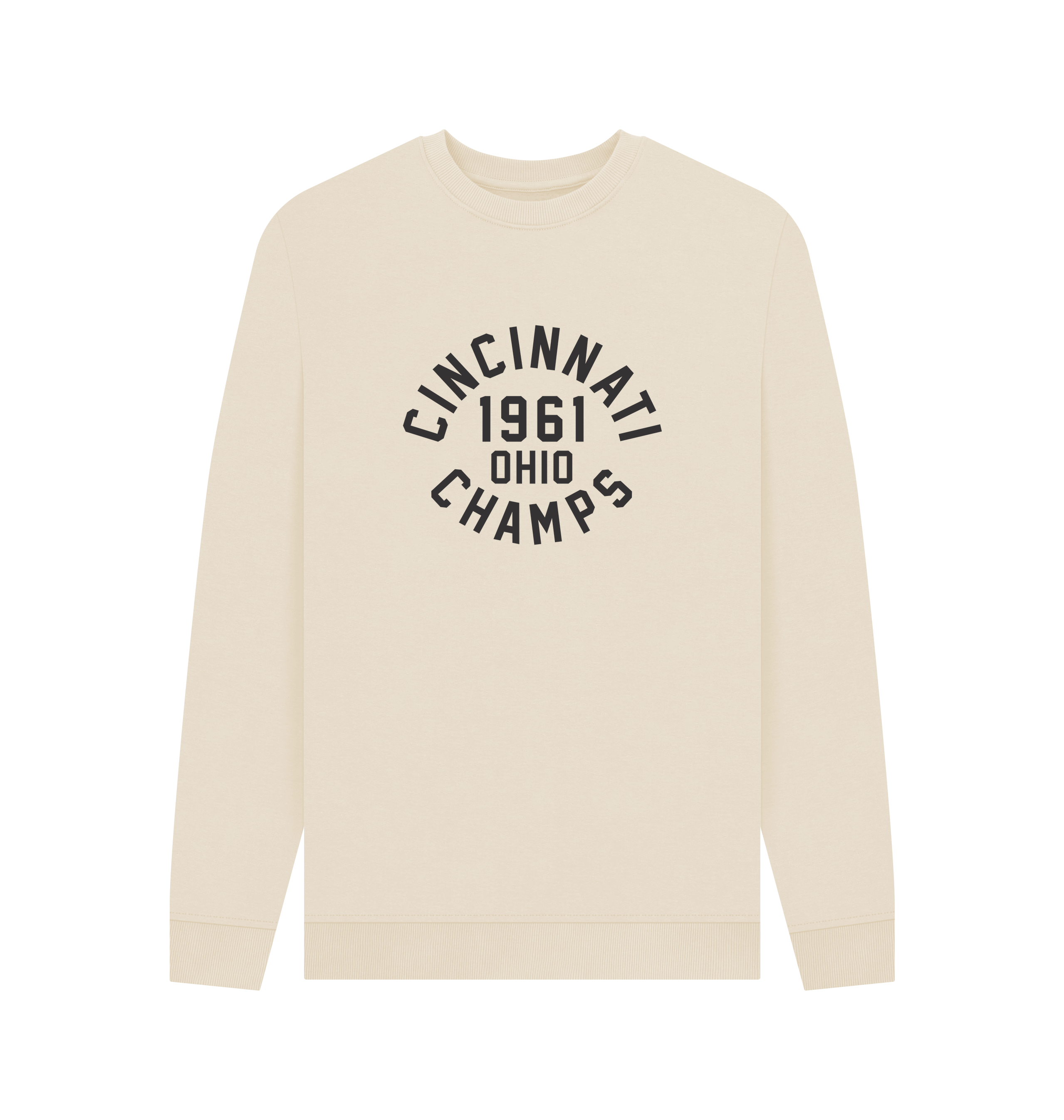 Oat Printed Sweater Front