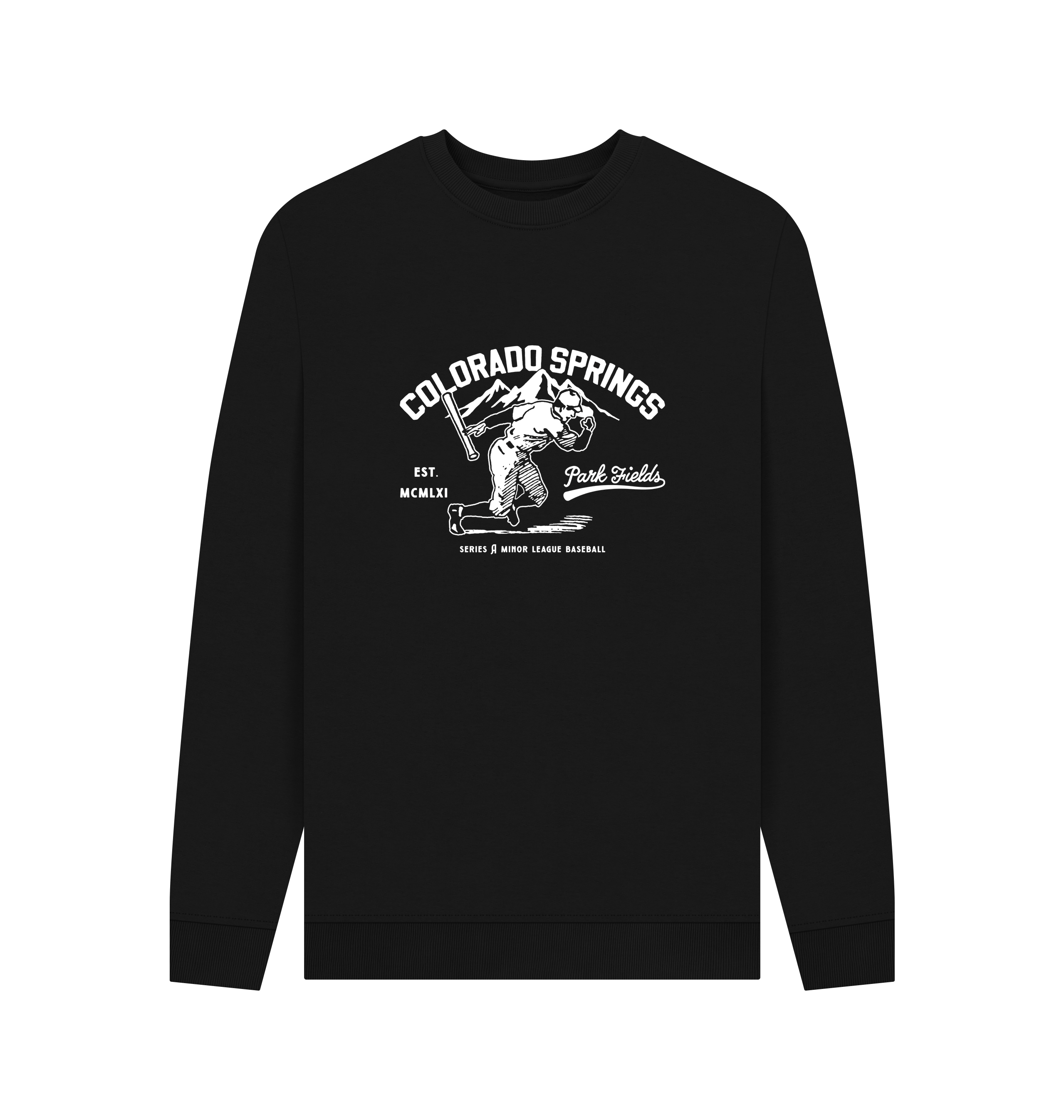 Black Printed Sweater