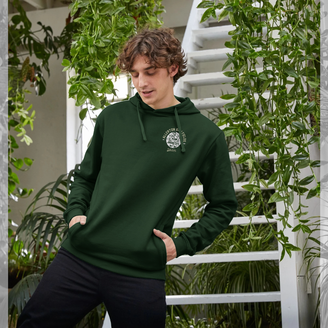 Bronx Forest Green Hoodie