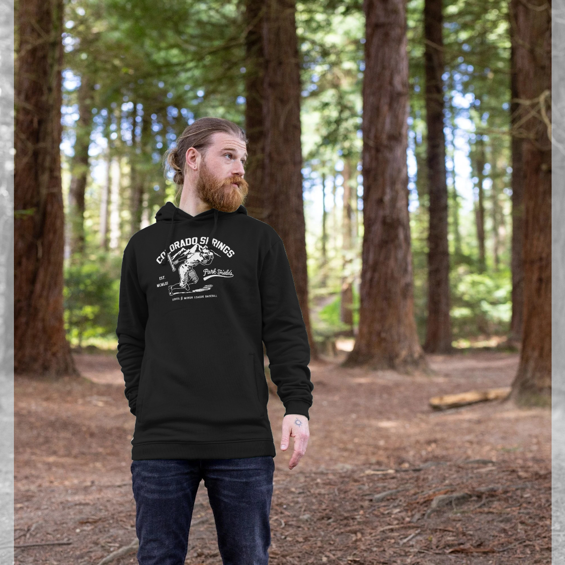 Colorado Springs Black Hoodie