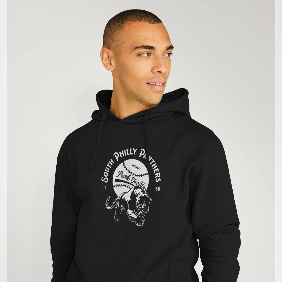 South Philly Panthers Black Hoodie