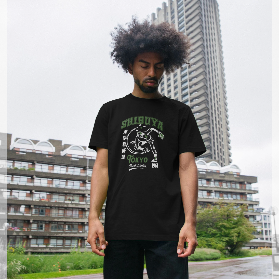 Black Printed T-shirt