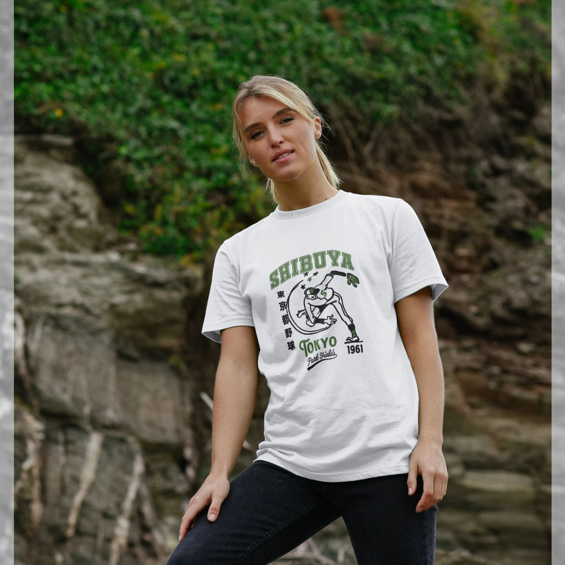 Park Fields Shibuya White T-Shirt