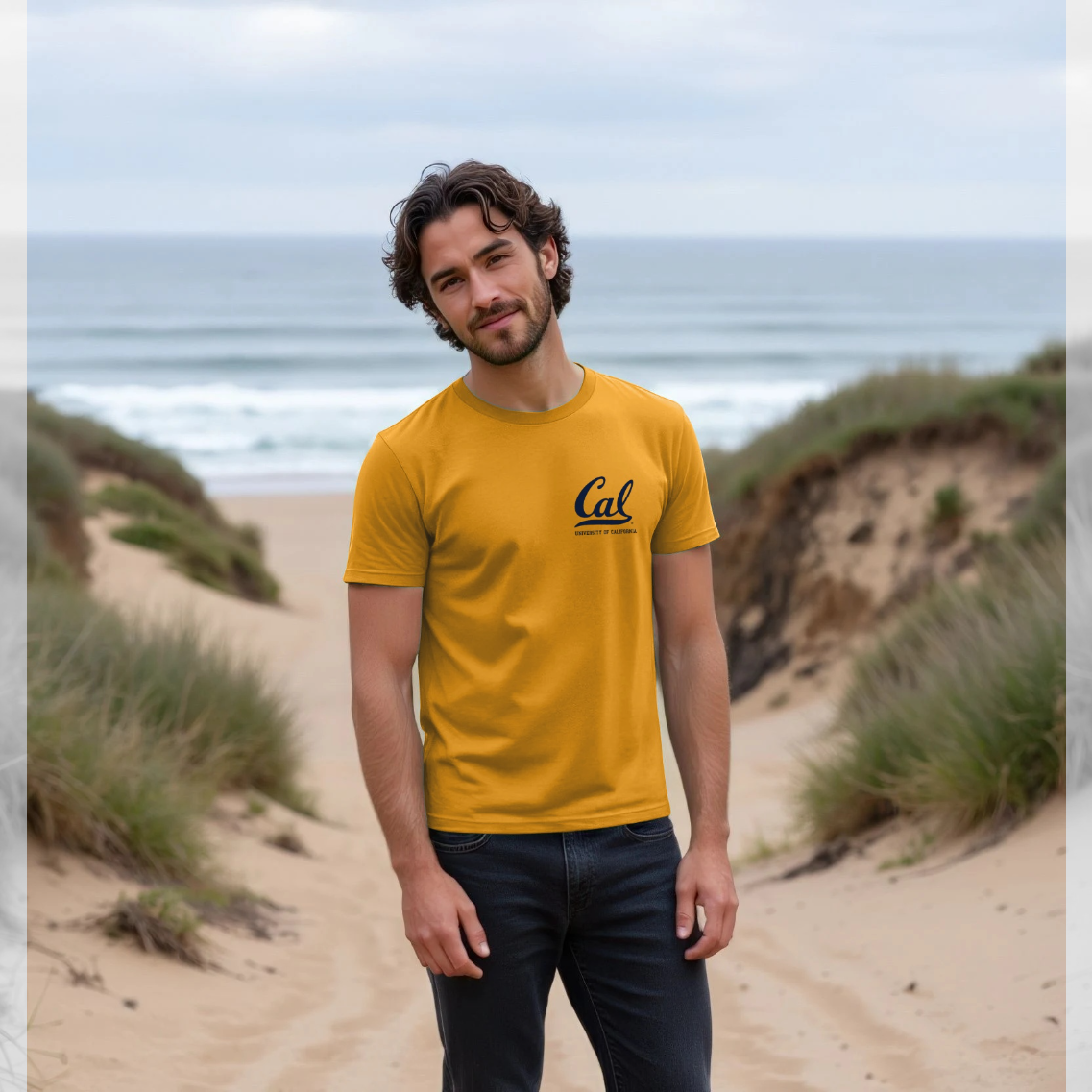 Mustard Printed T-shirt