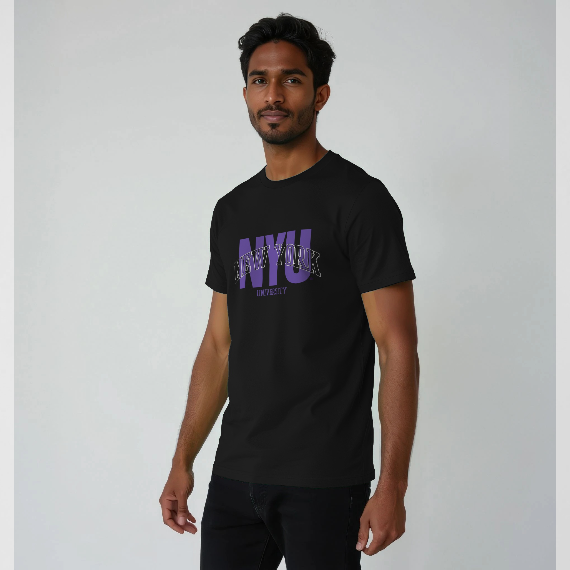 Black Printed T-shirt