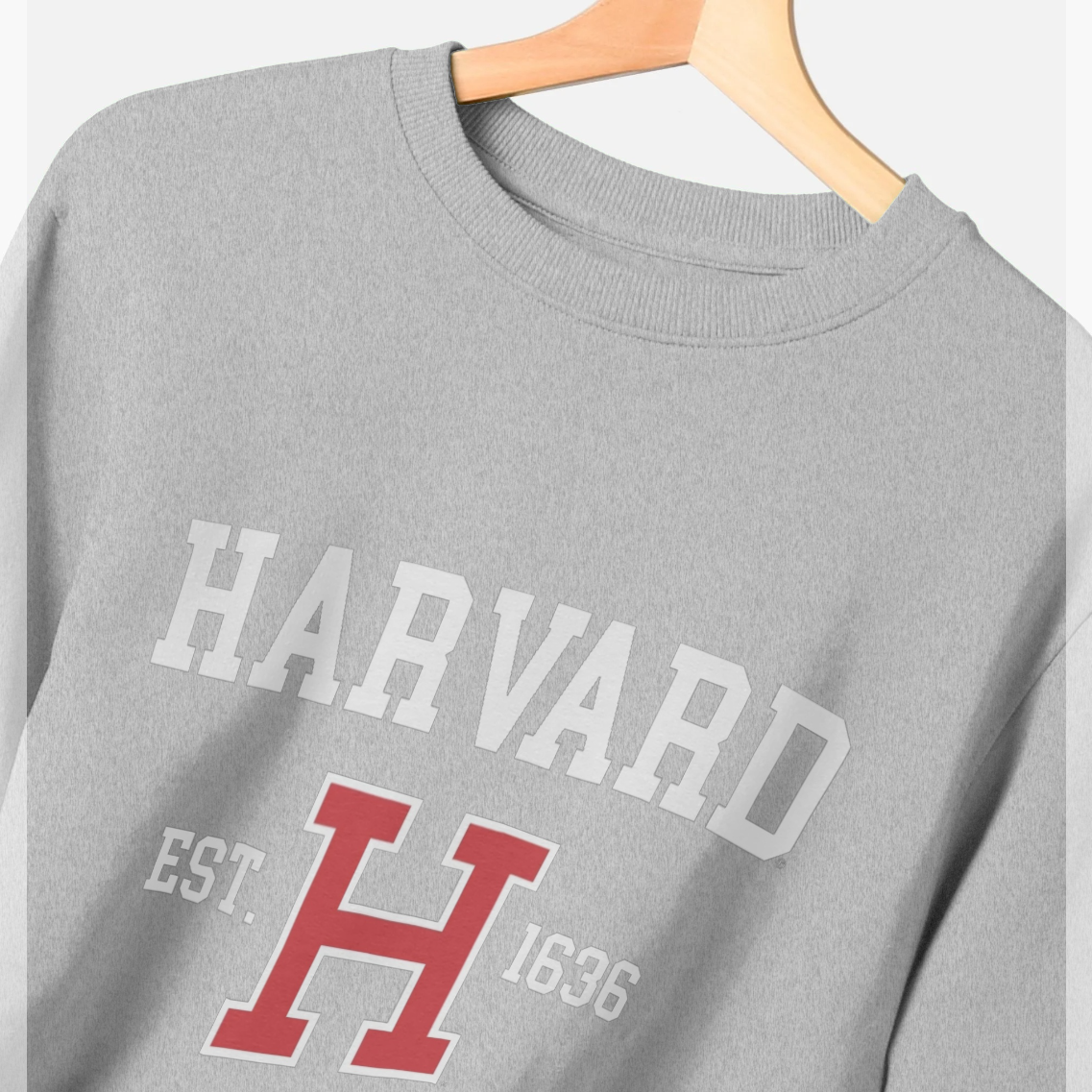 Harvard University Est 1636 Grey Sweatshirt
