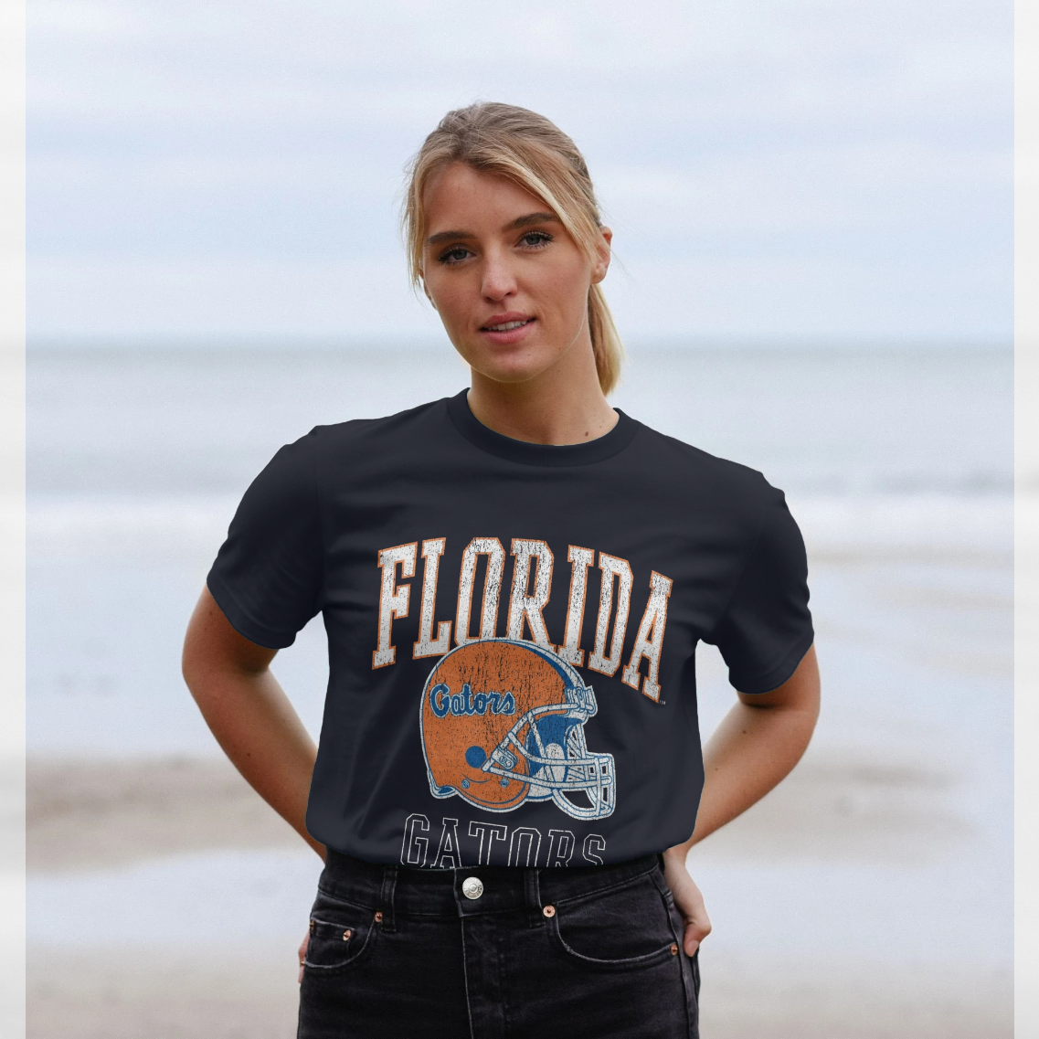 University Of Florida Football Navy T-Shirt
