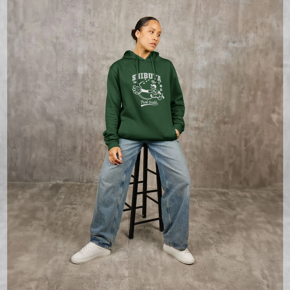 Park Fields Shibuya Forest Green Hoodie