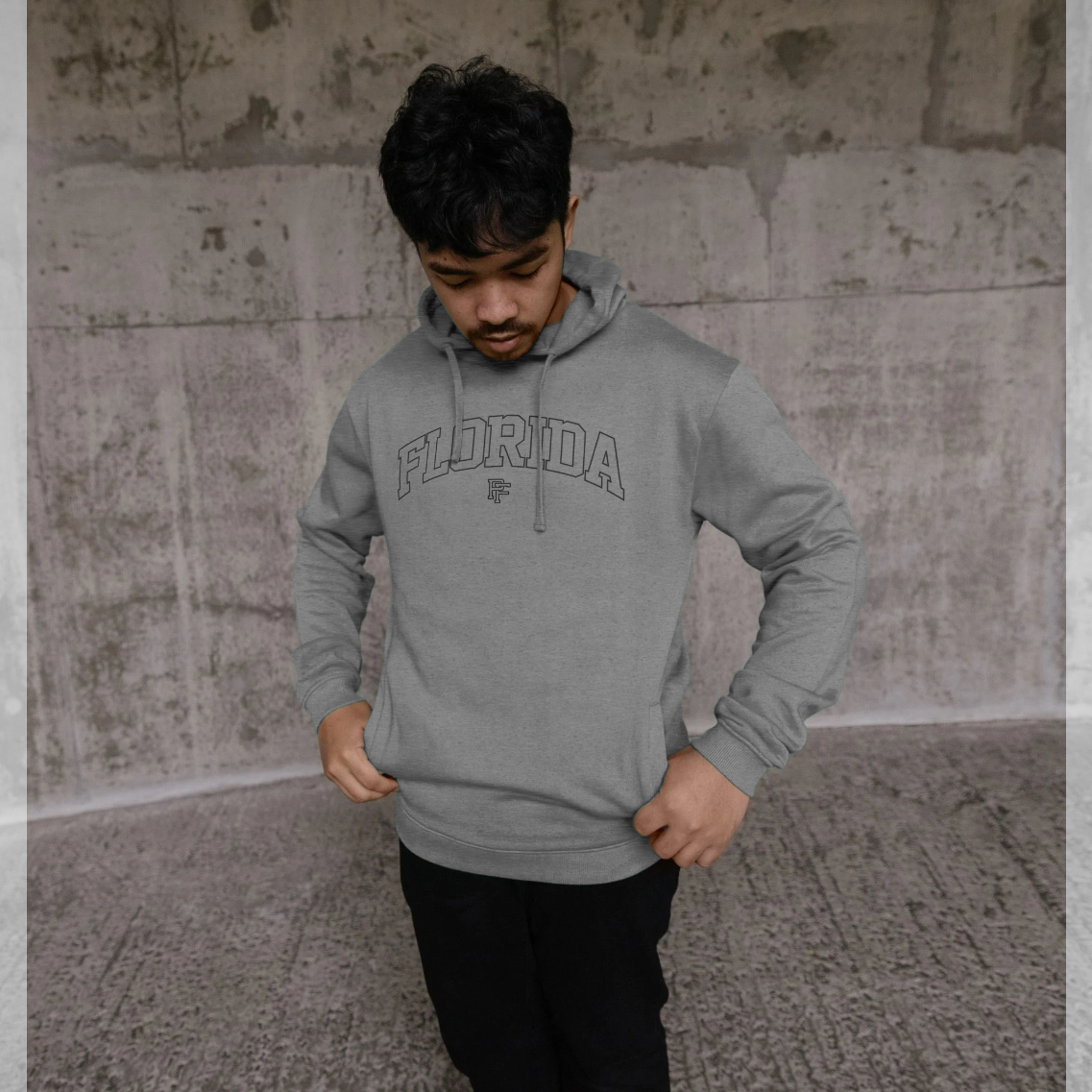 Park Fields Florida Collegiate Graphic Grey Hoodie