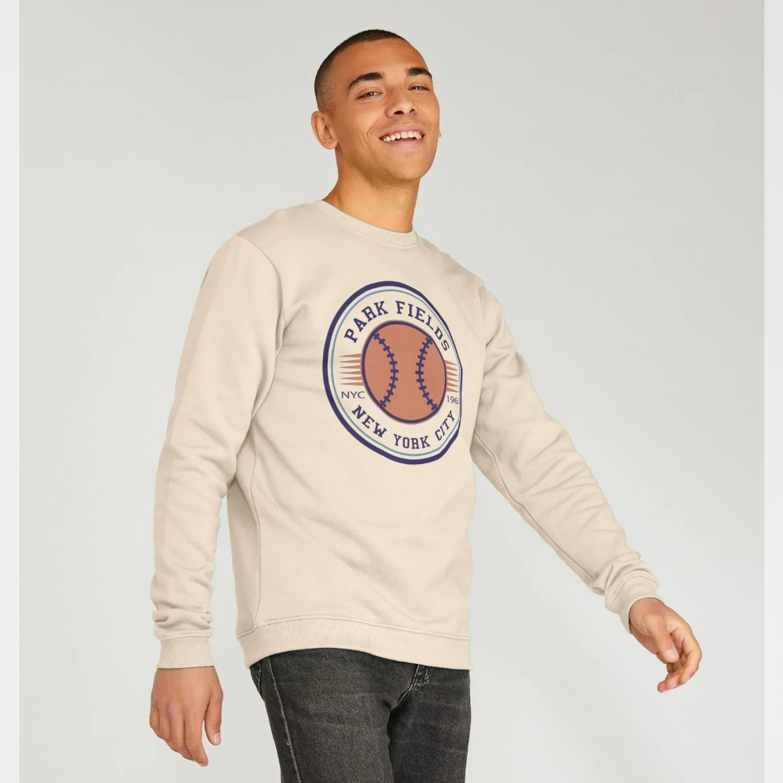 Park Fields New York City Graphic Cream Sweatshirt