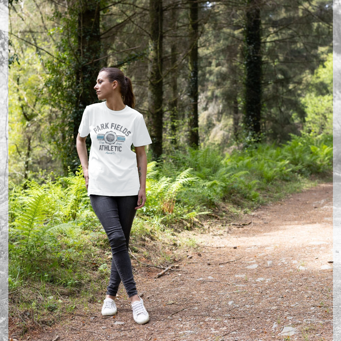 White Printed T-shirt