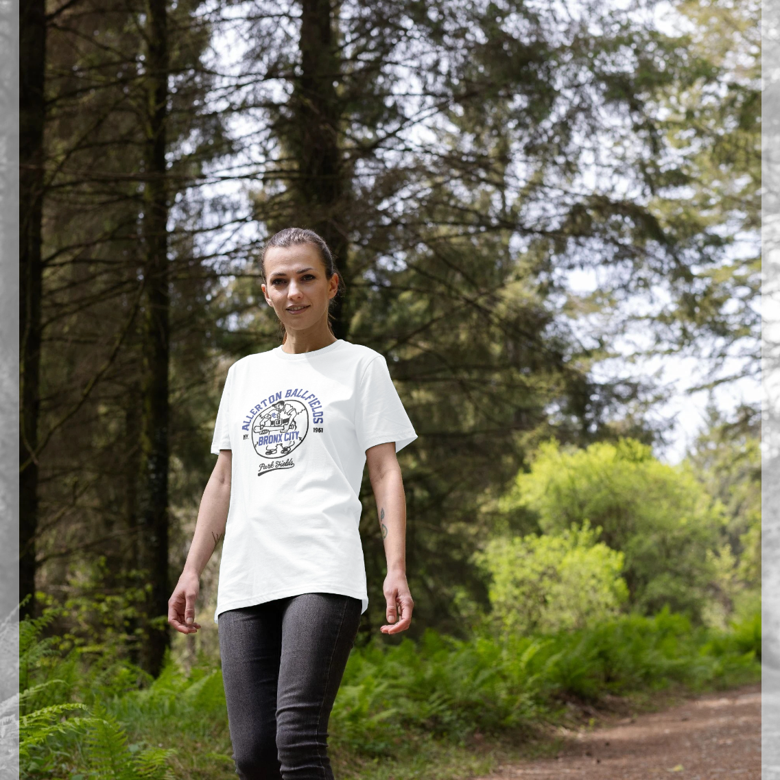 White Printed T-shirt