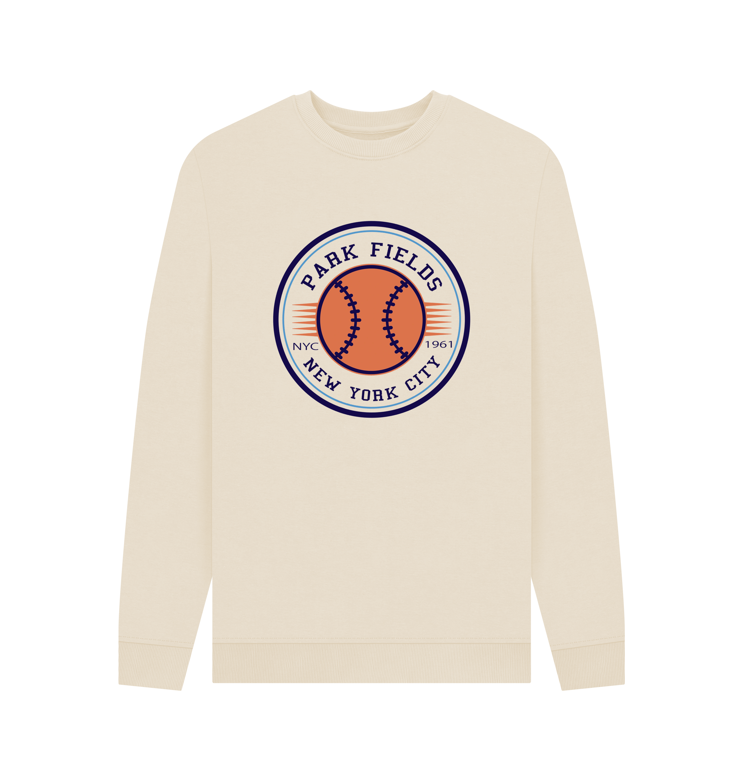 Oat Printed Sweater Front