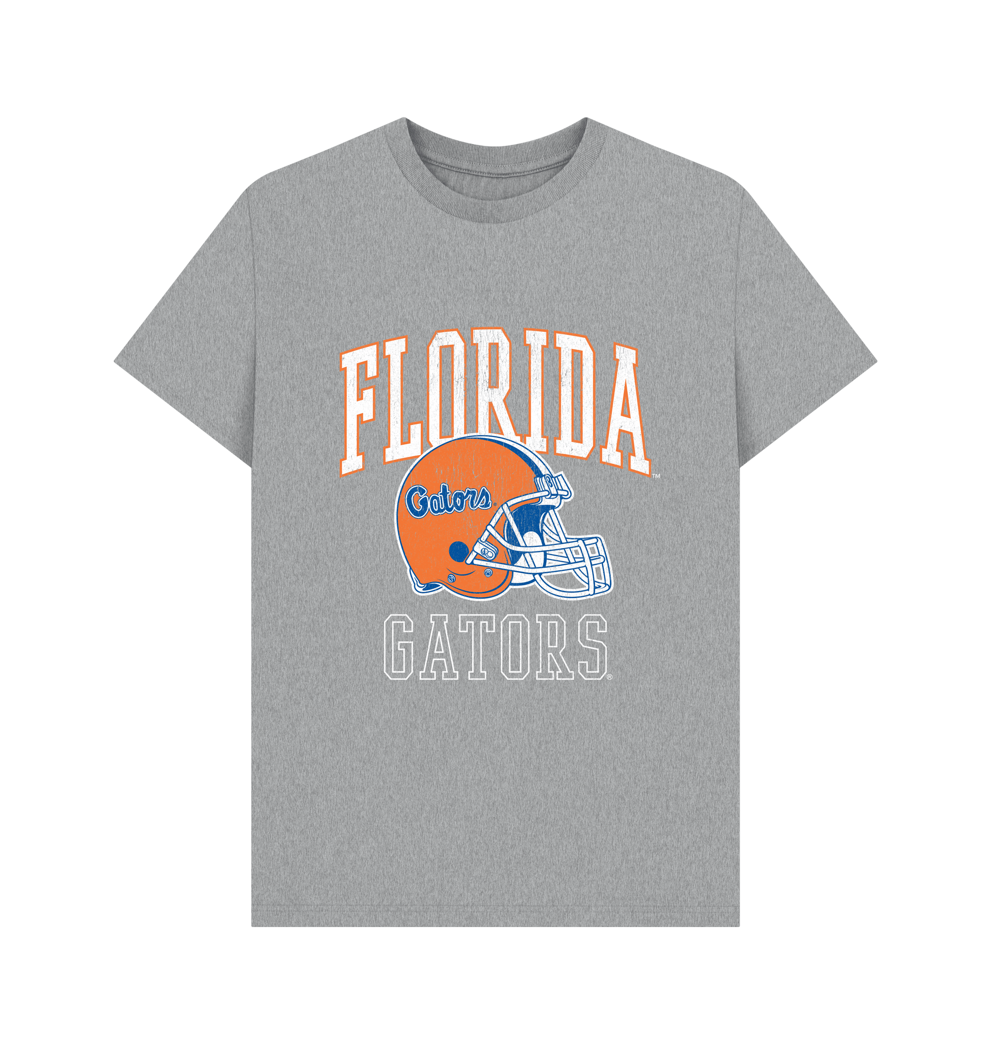 Athletic Grey Printed T-shirt