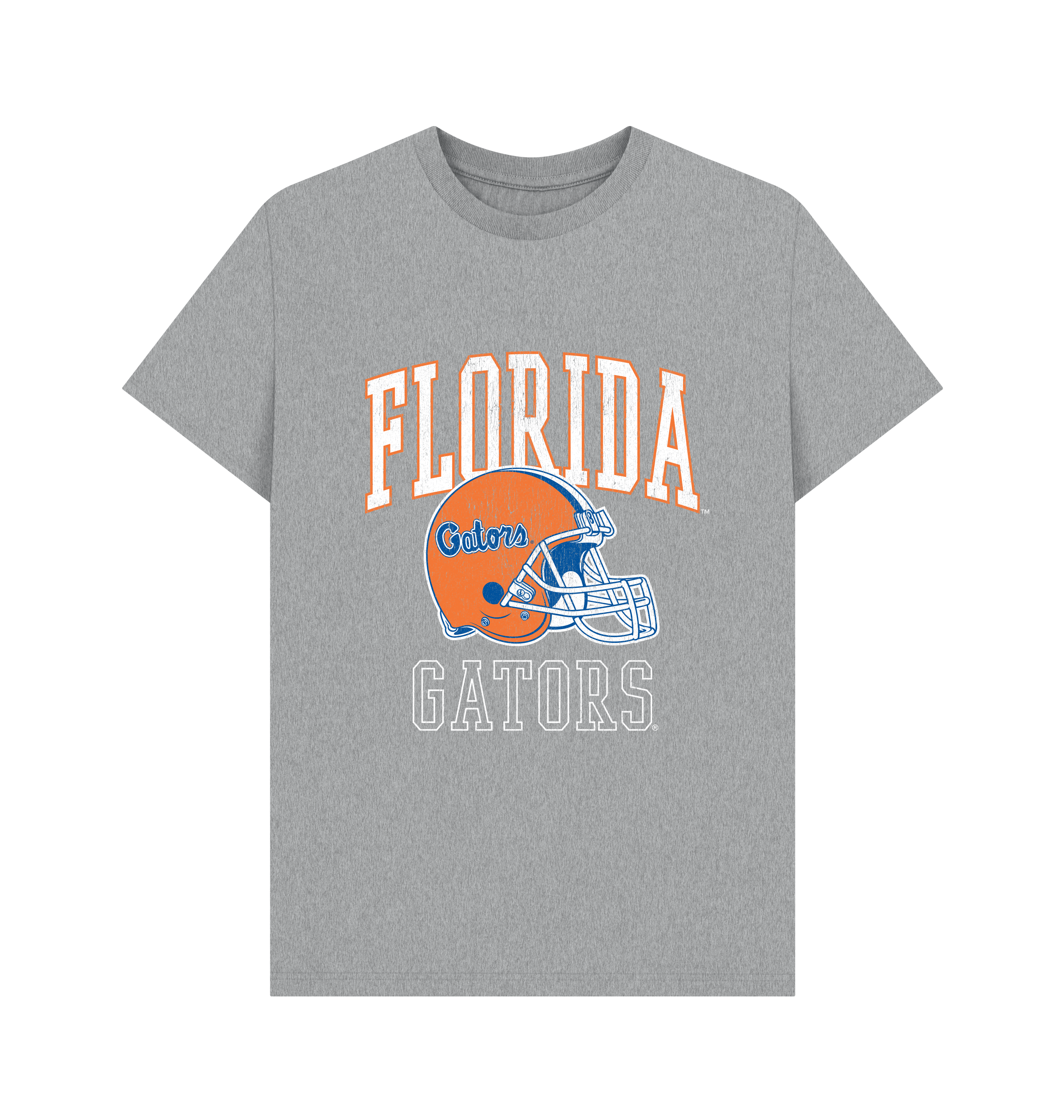 Athletic Grey Printed T-shirt