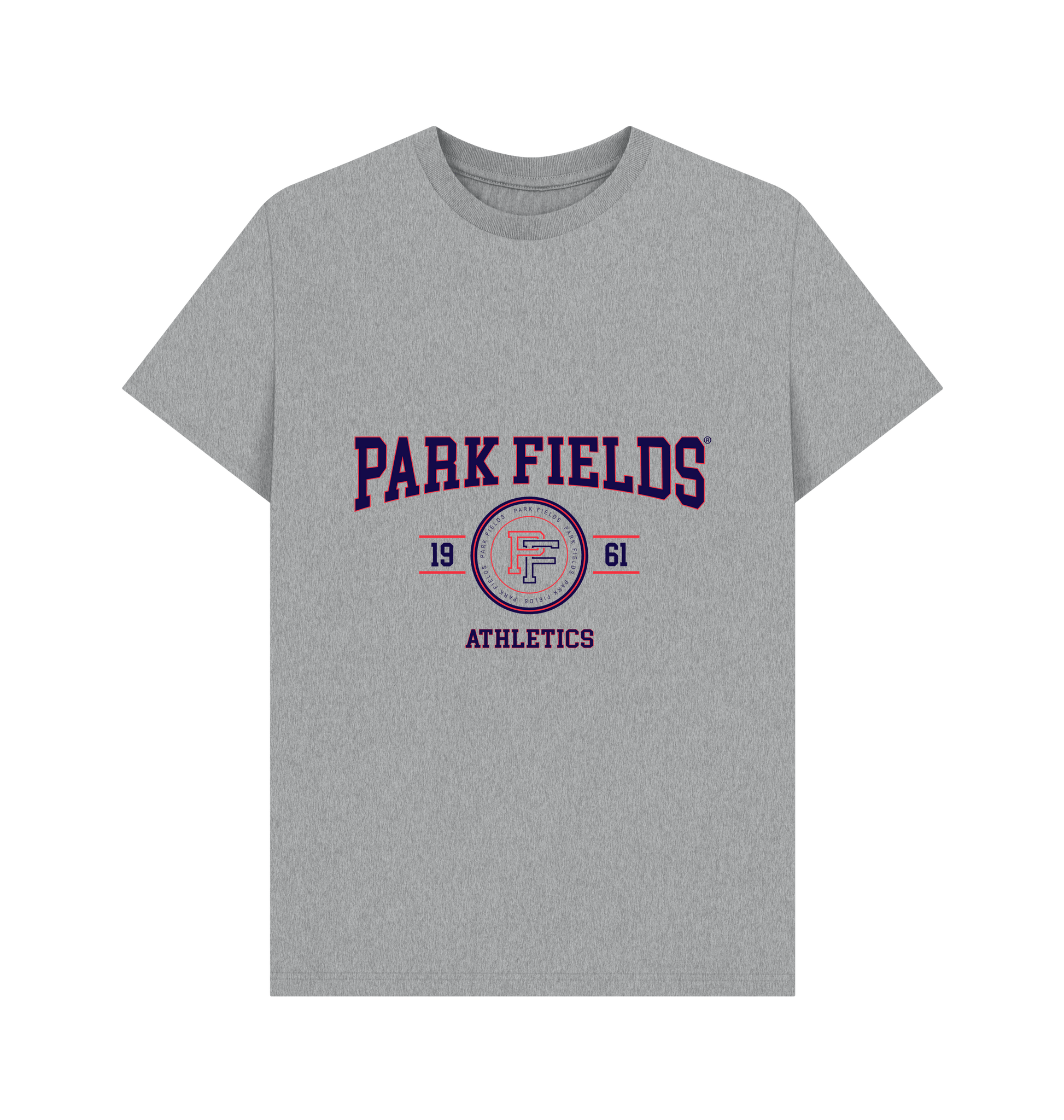 Athletic Grey Printed T-shirt