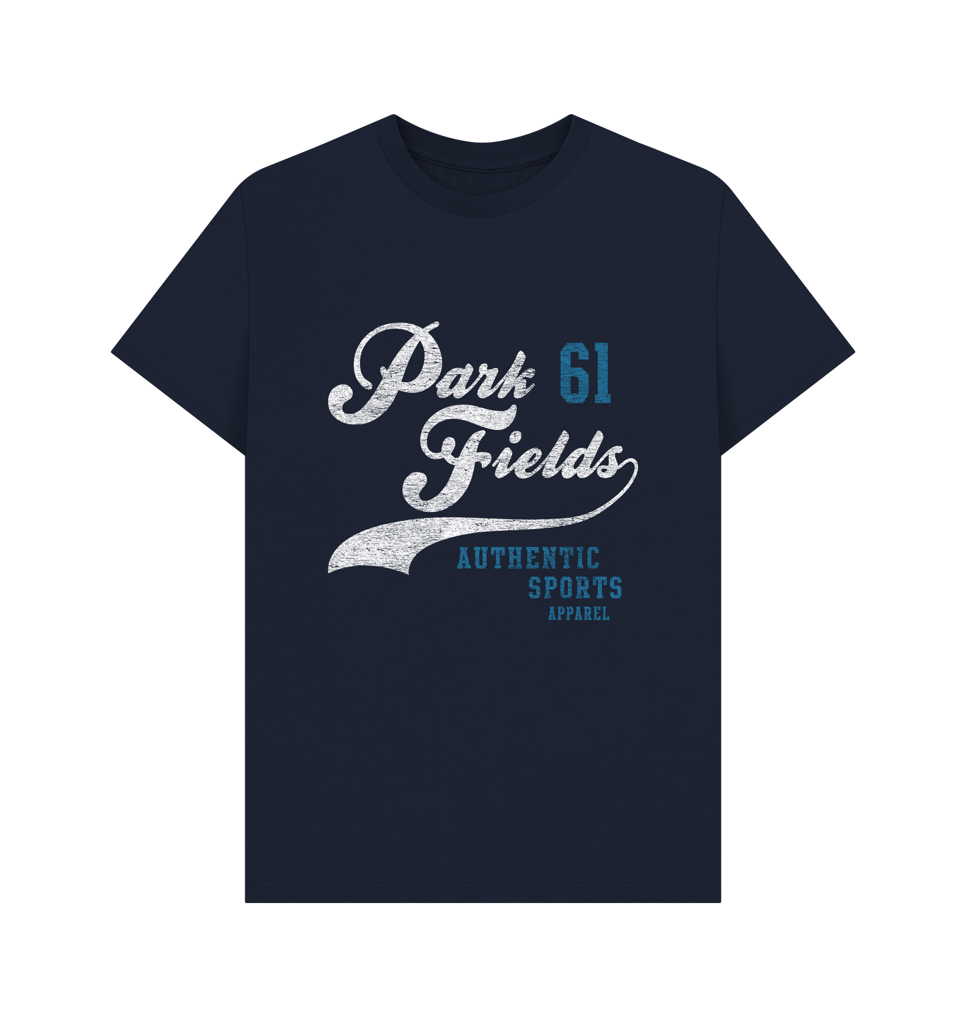 Navy Blue Printed T-shirt