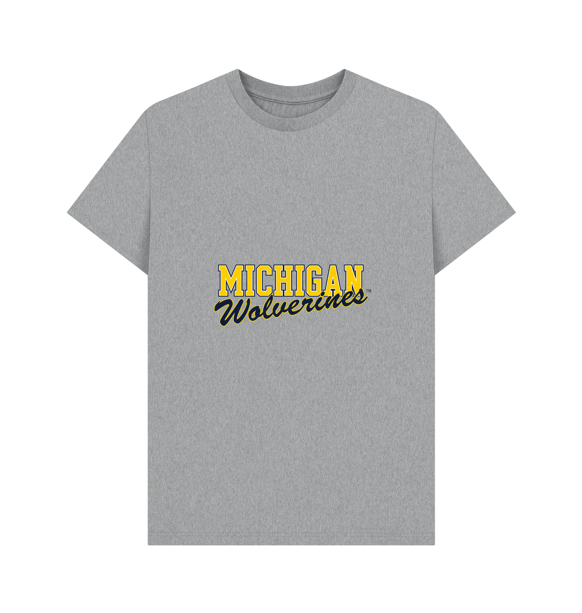 Athletic Grey Printed T-shirt