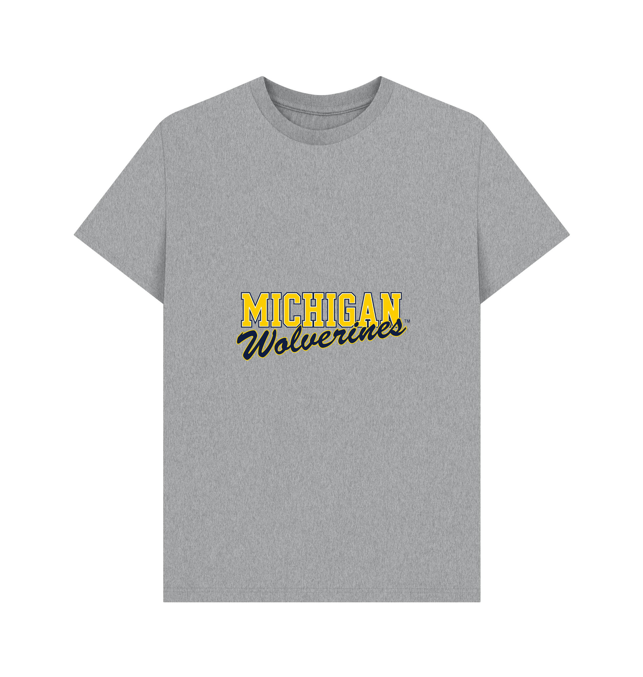 Athletic Grey Printed T-shirt