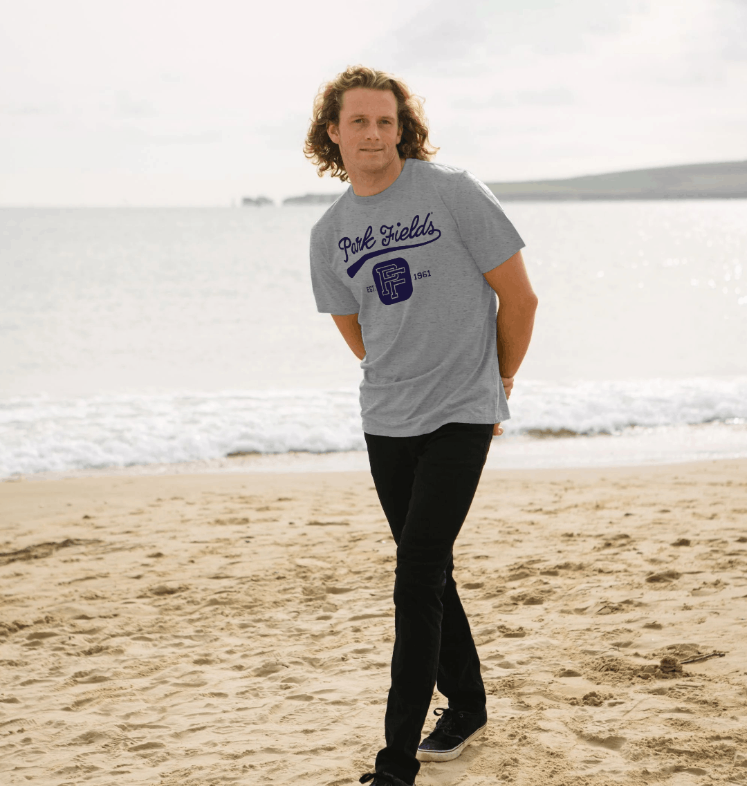 Athletic Grey Printed T-shirt