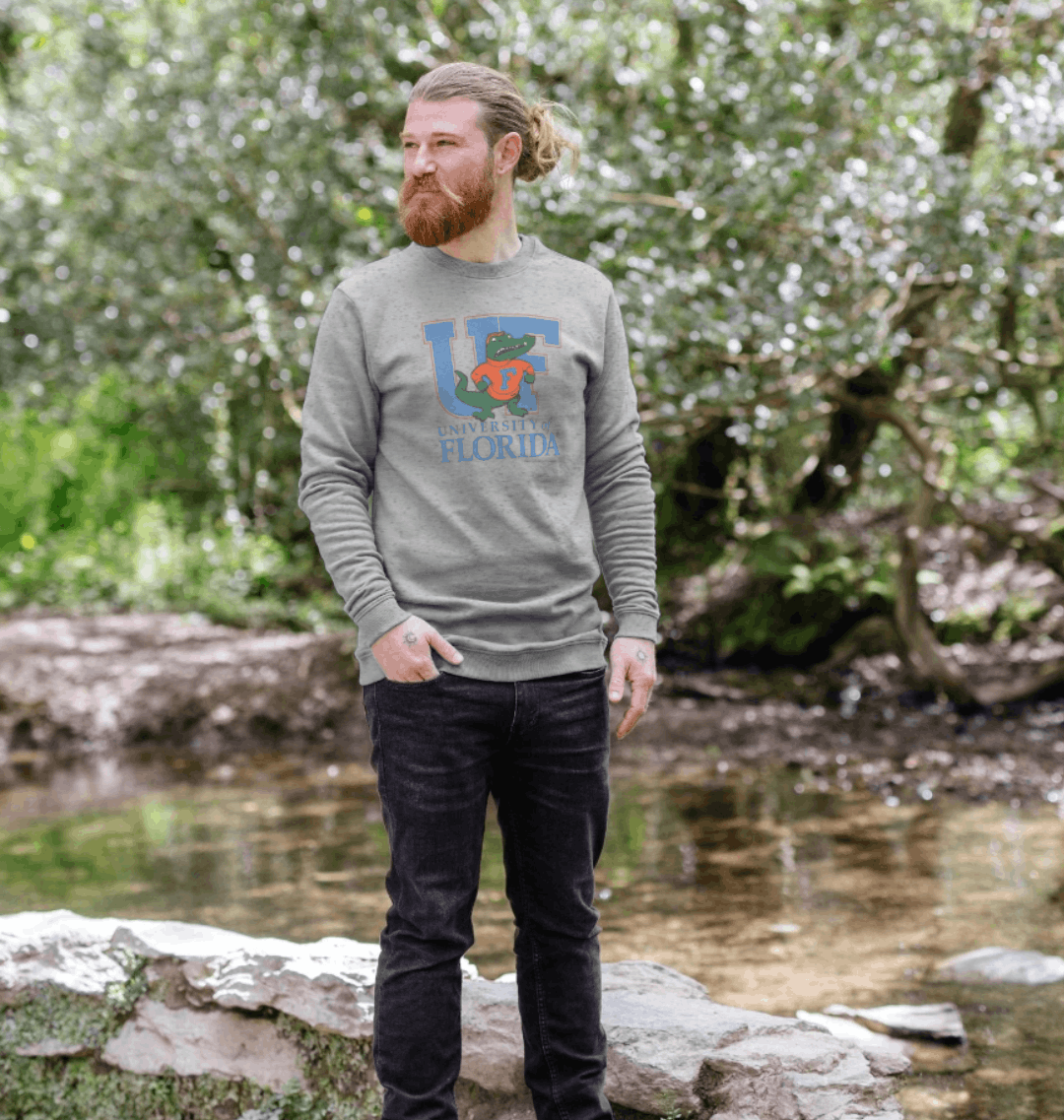 Light Heather Printed Sweater