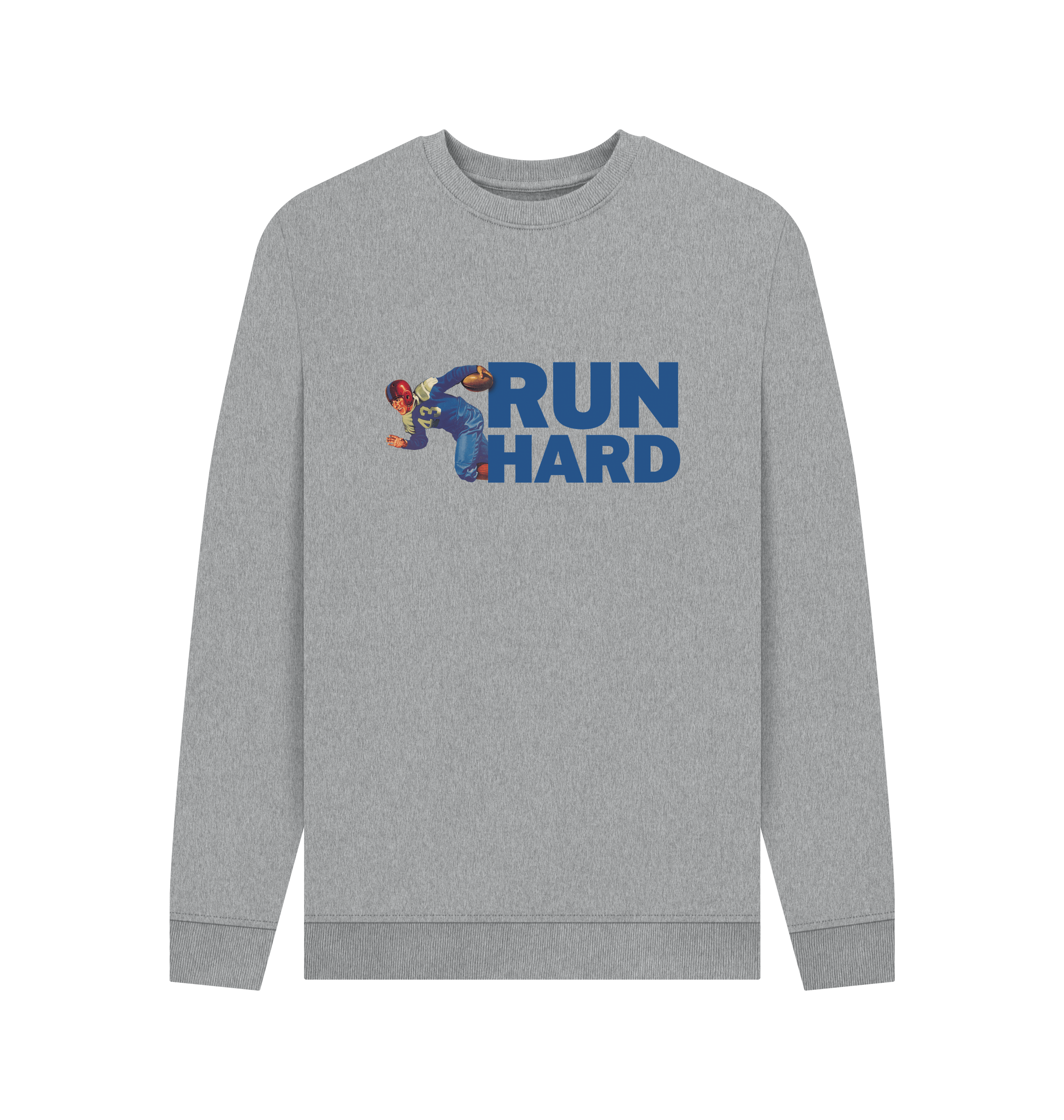 Light Heather Printed Sweater Front