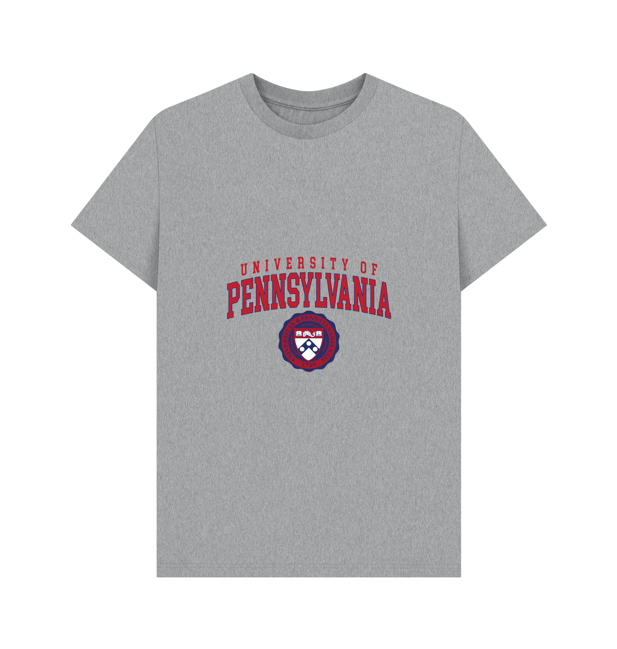 Athletic Grey Printed T-shirt