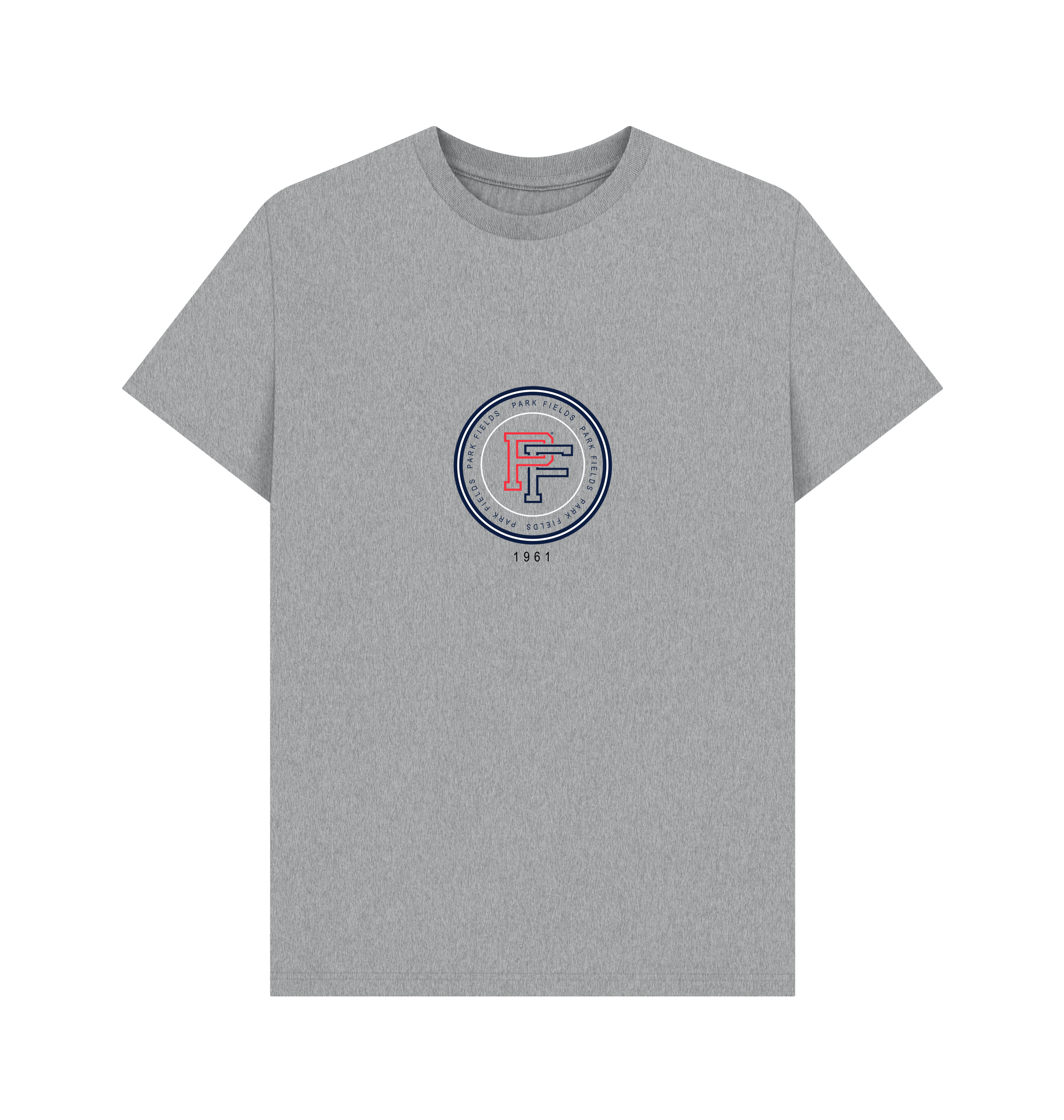 Athletic Grey Printed T-shirt