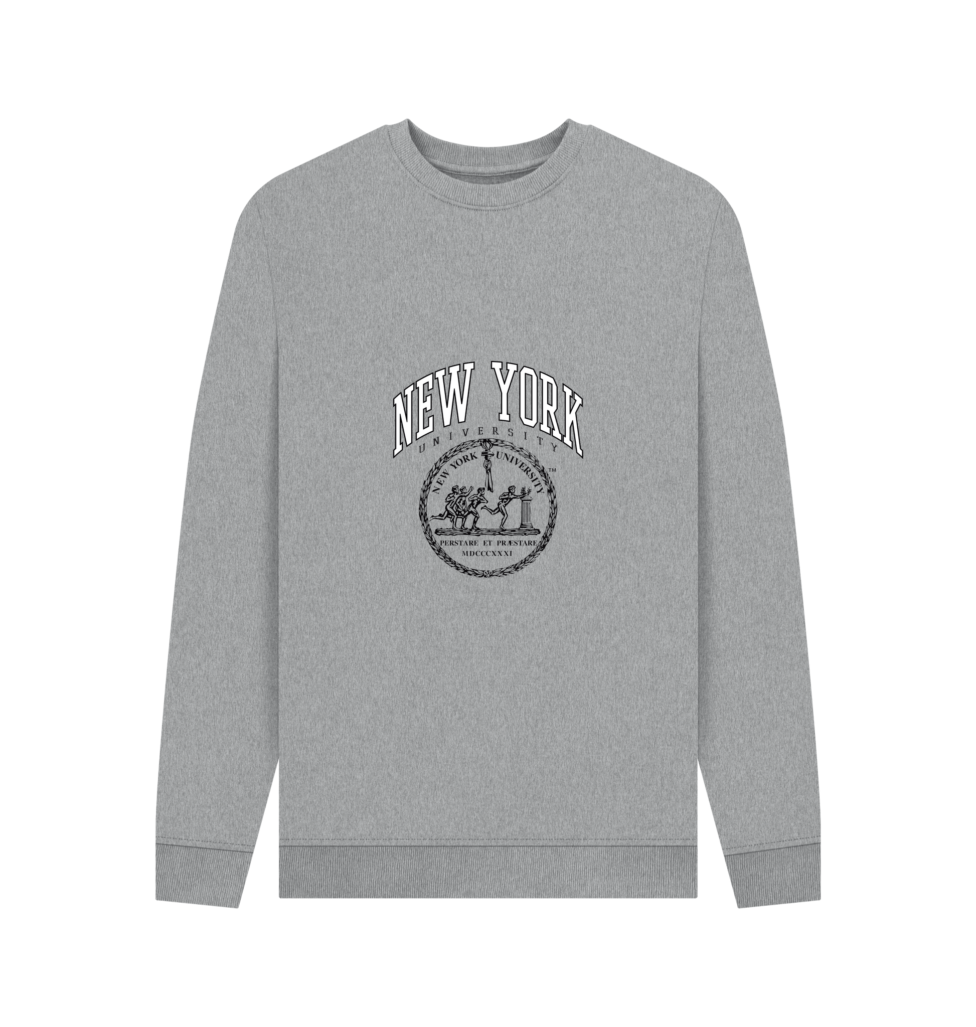 Light Heather Printed Sweater