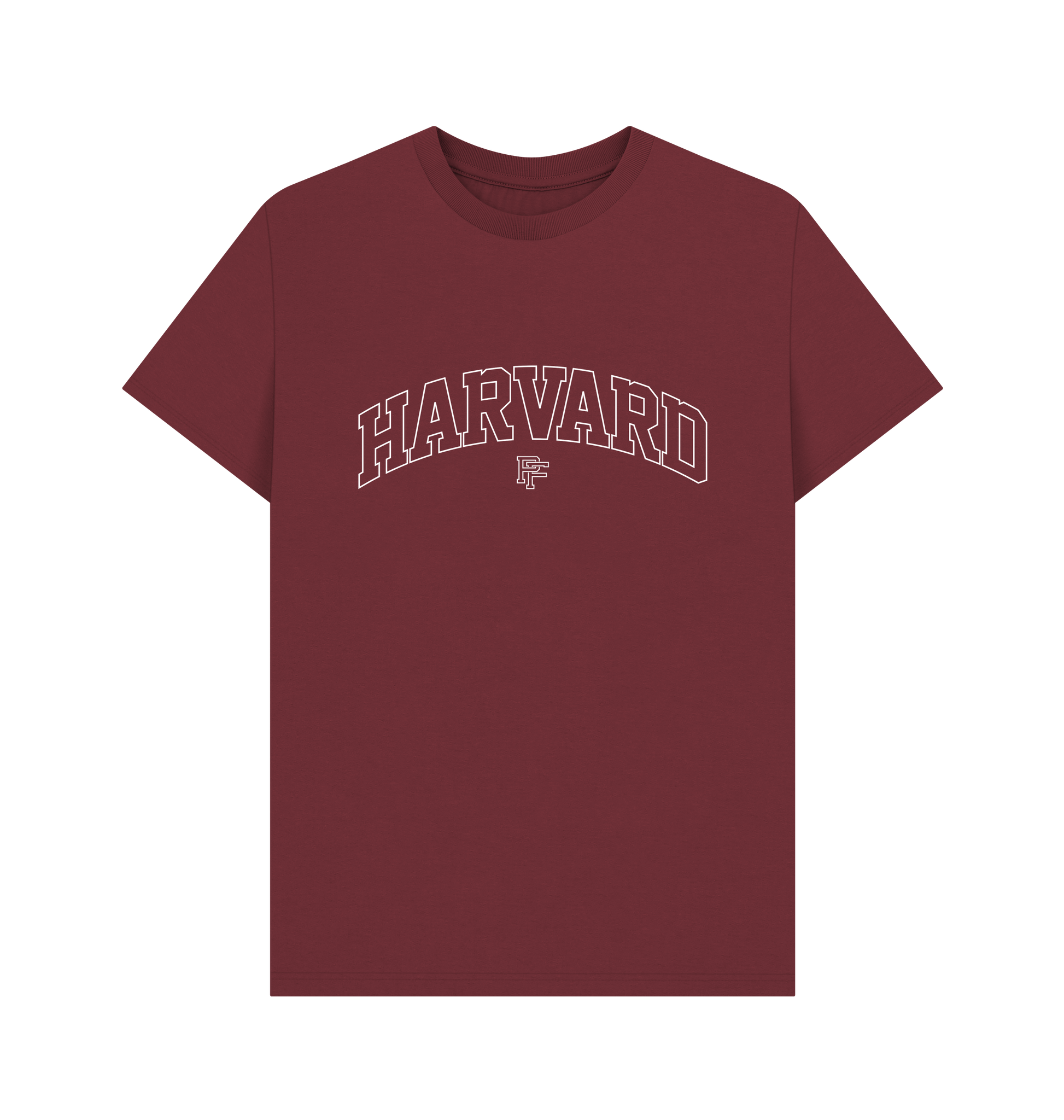 Red Wine Printed T-shirt Front