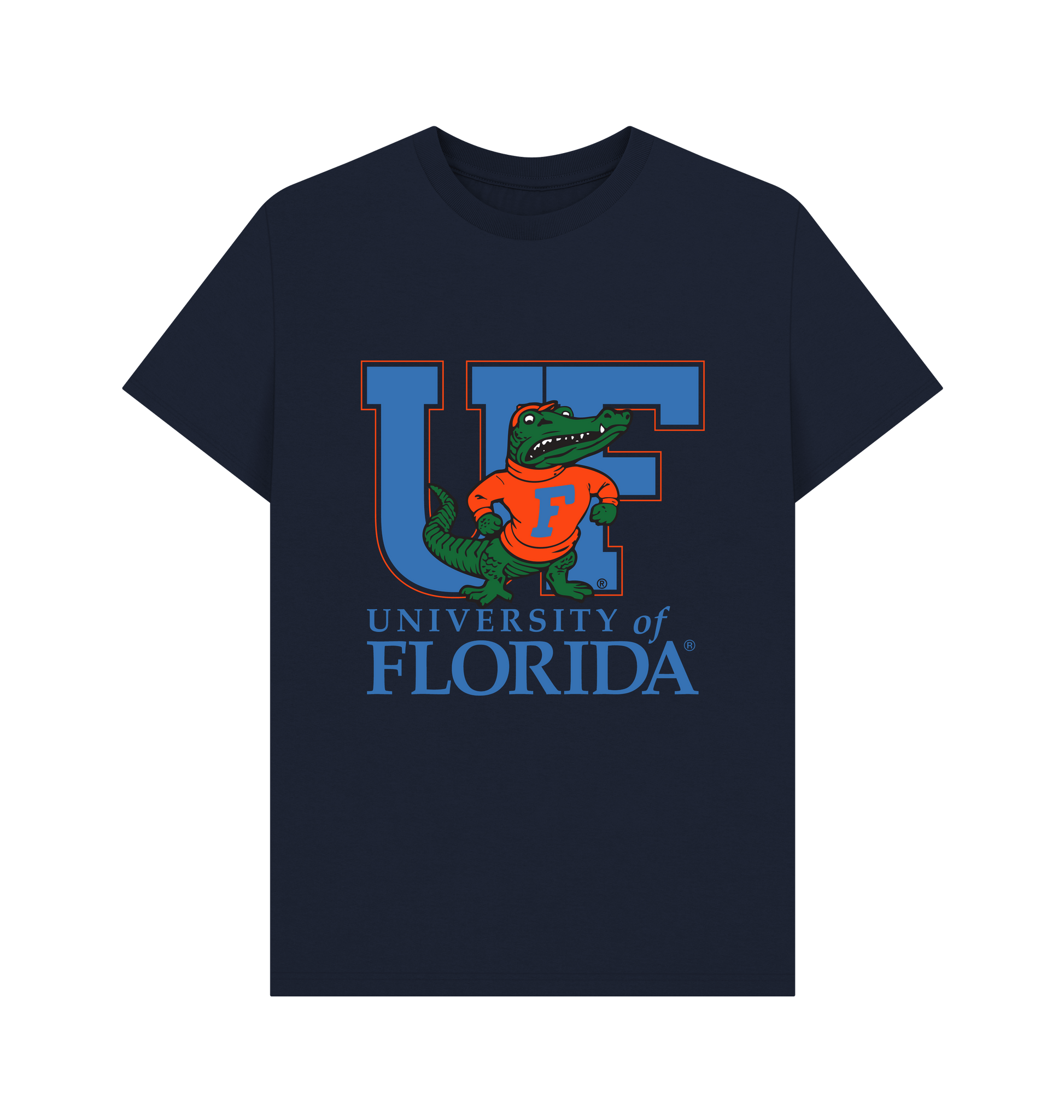 Navy Blue Printed T-shirt