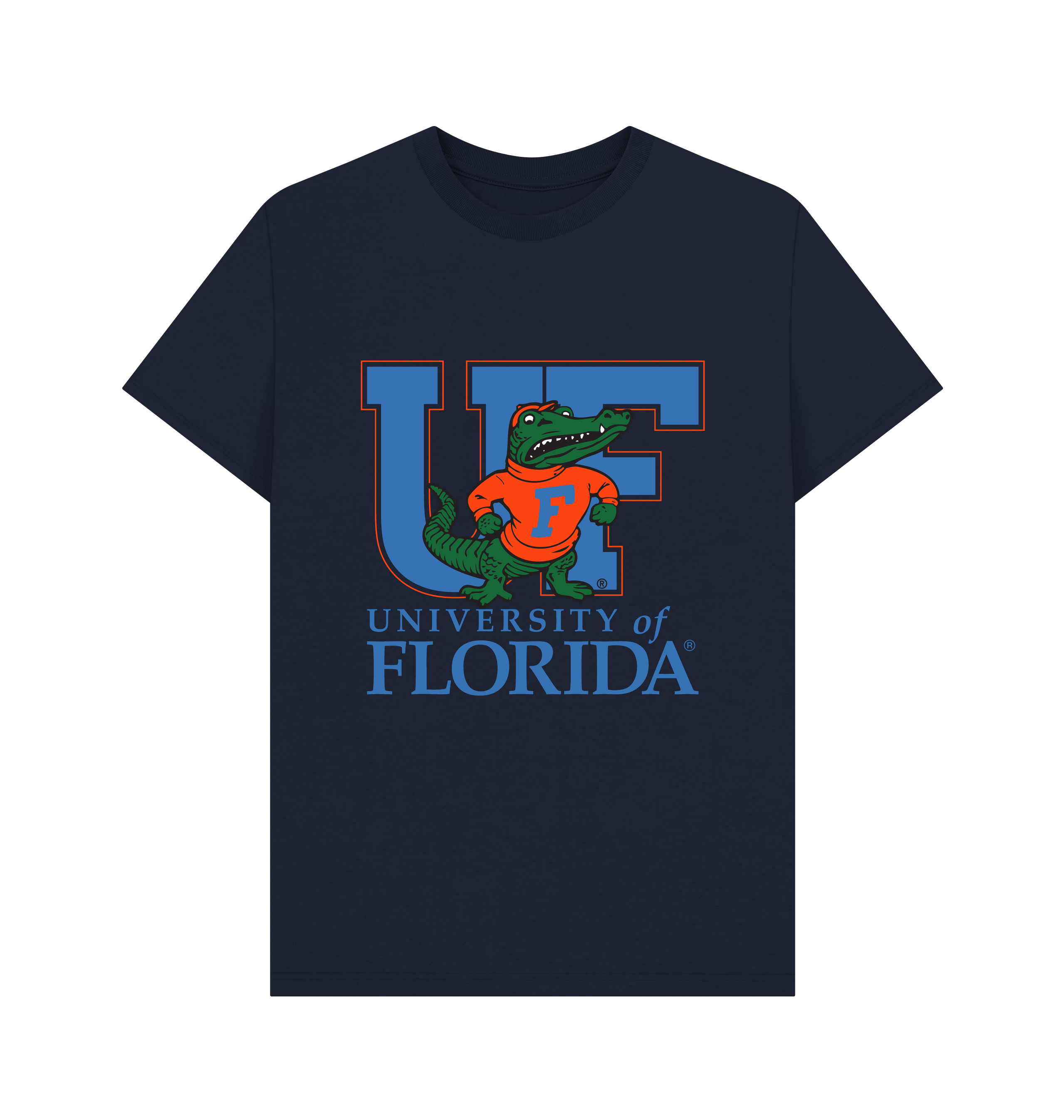 Navy Blue Printed T-shirt