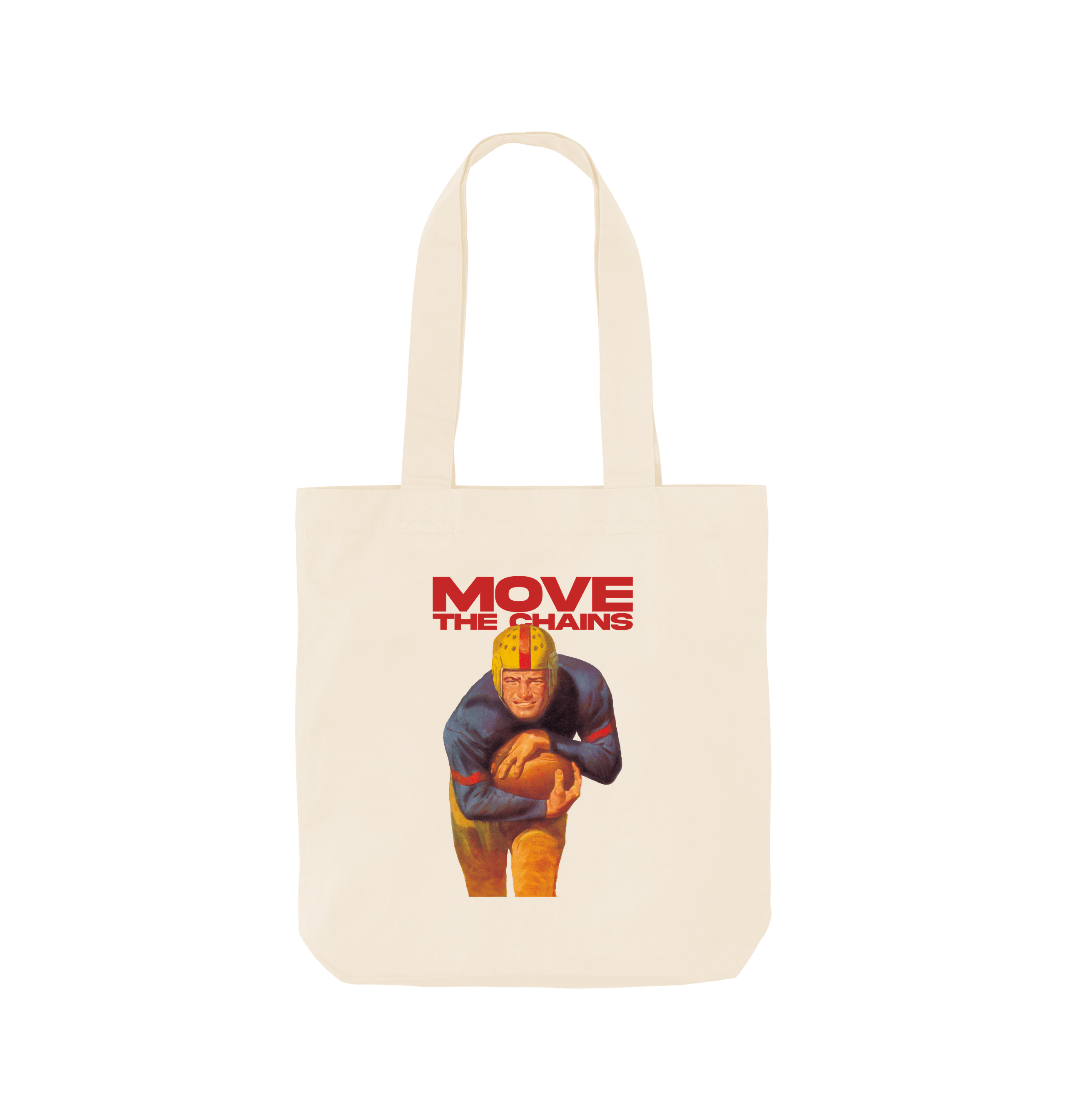 Natural Printed Bag Front