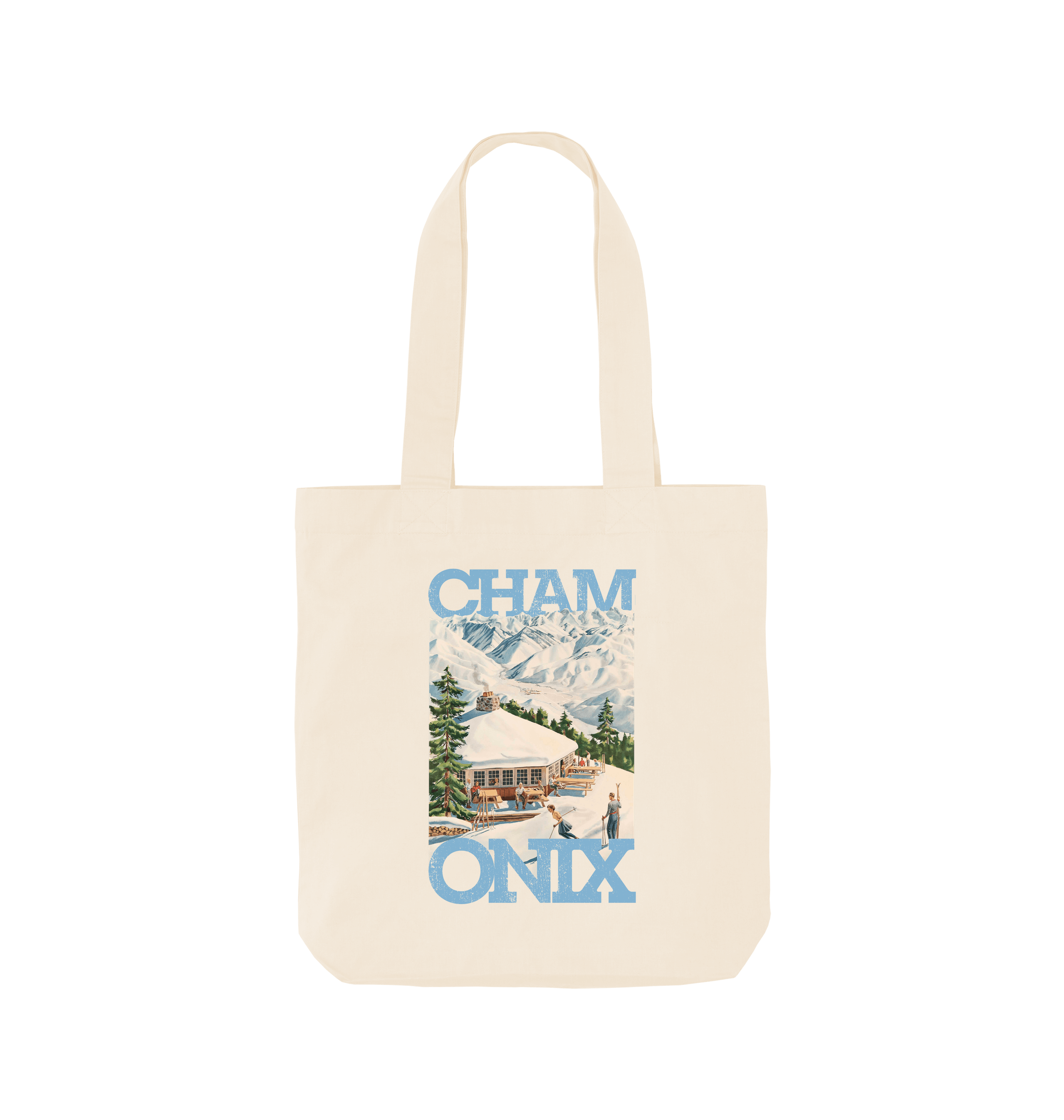 Natural Printed Bag Front