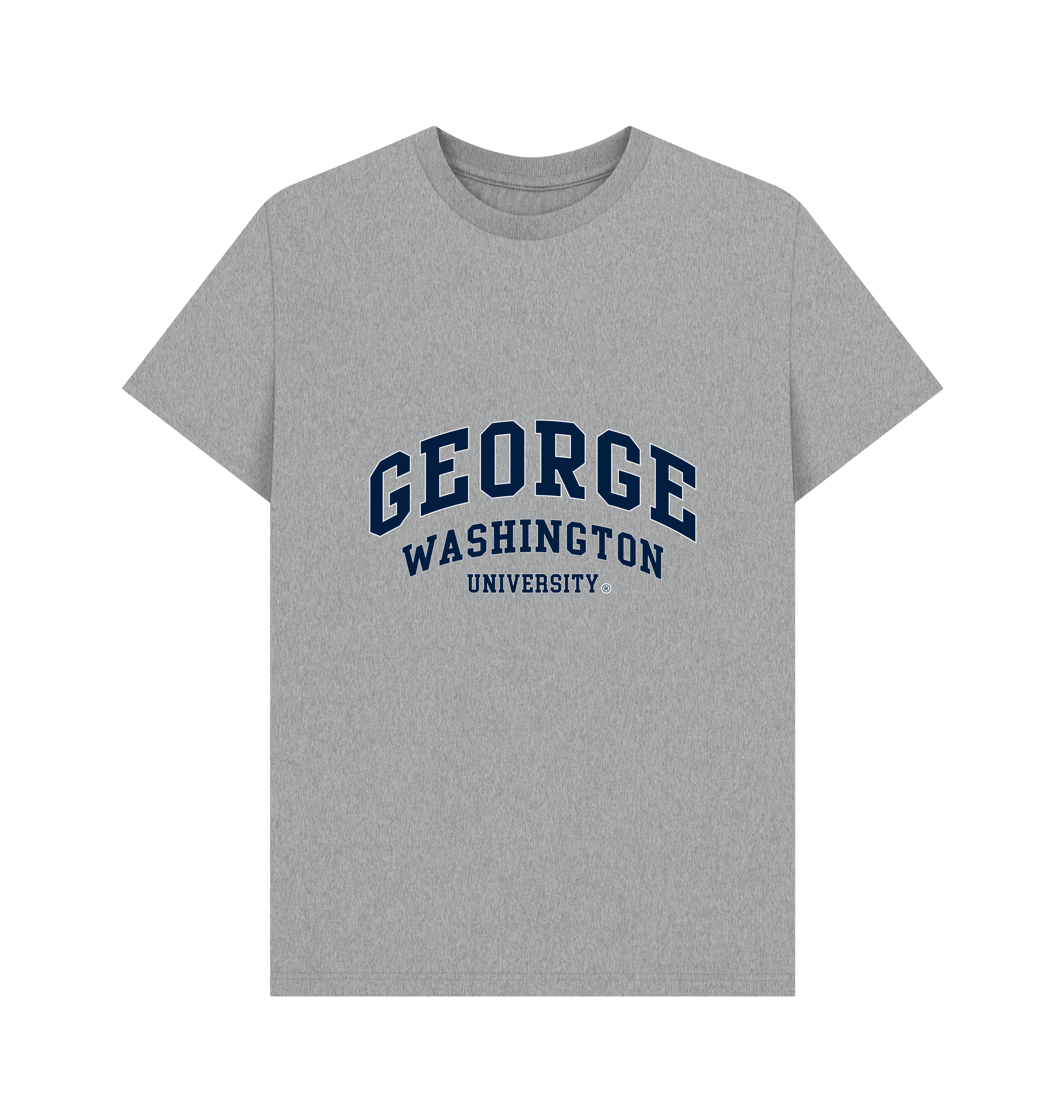 Athletic Grey Printed T-shirt