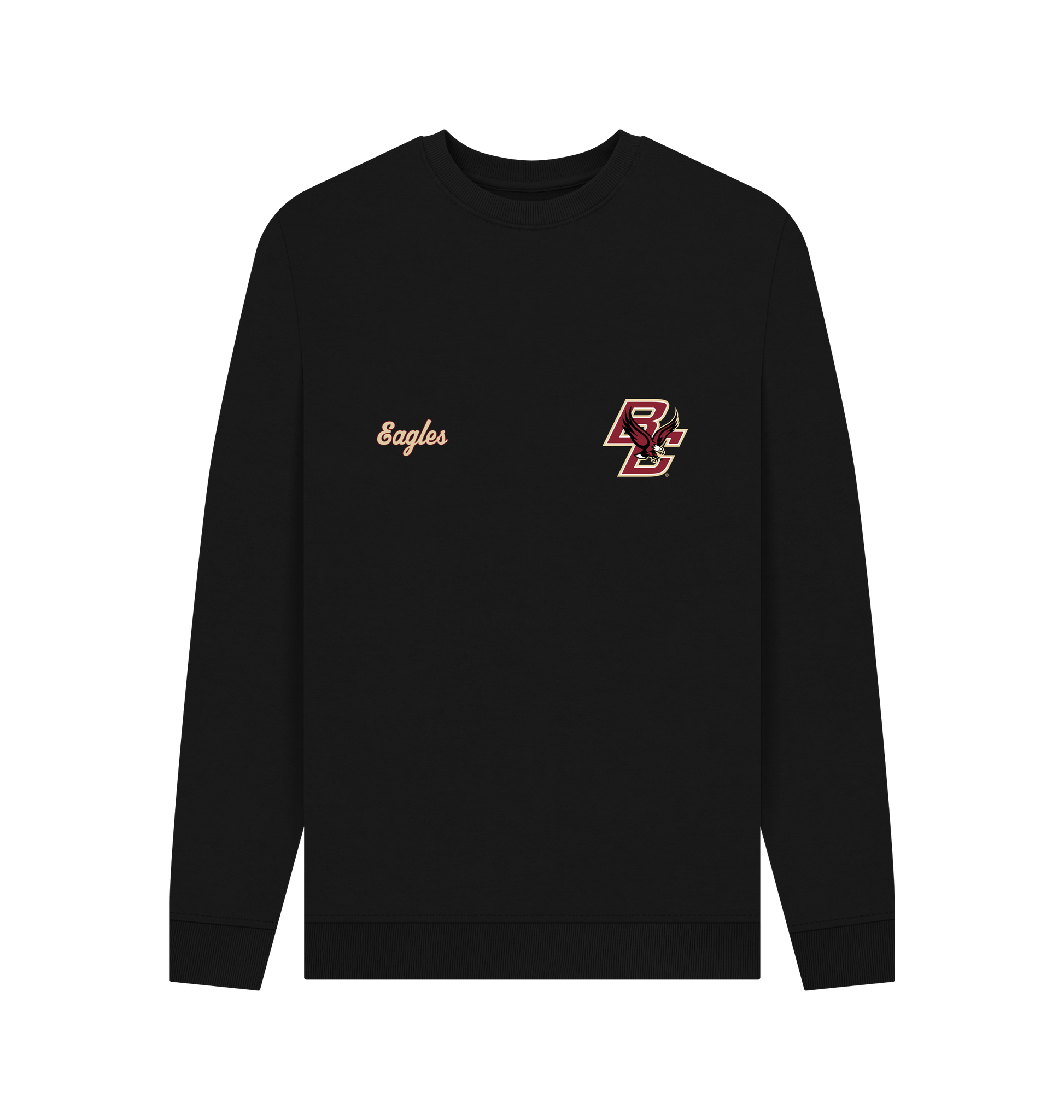 Black Printed Sweater