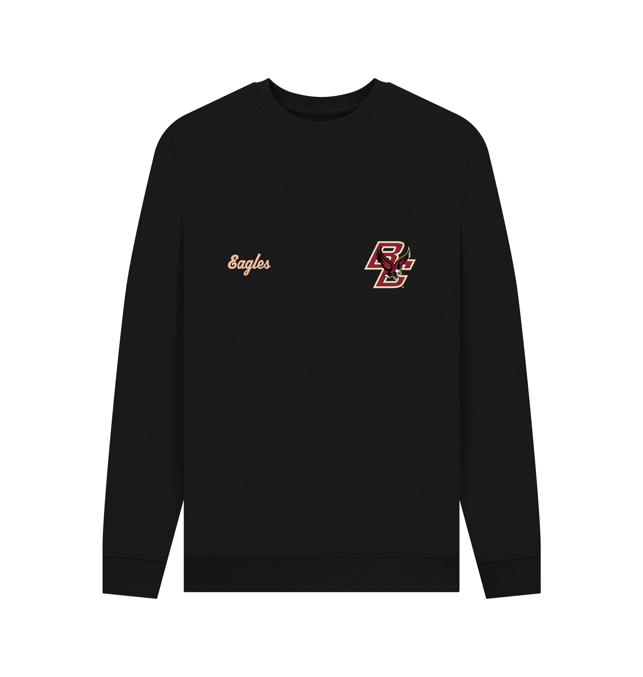 Black Printed Sweater